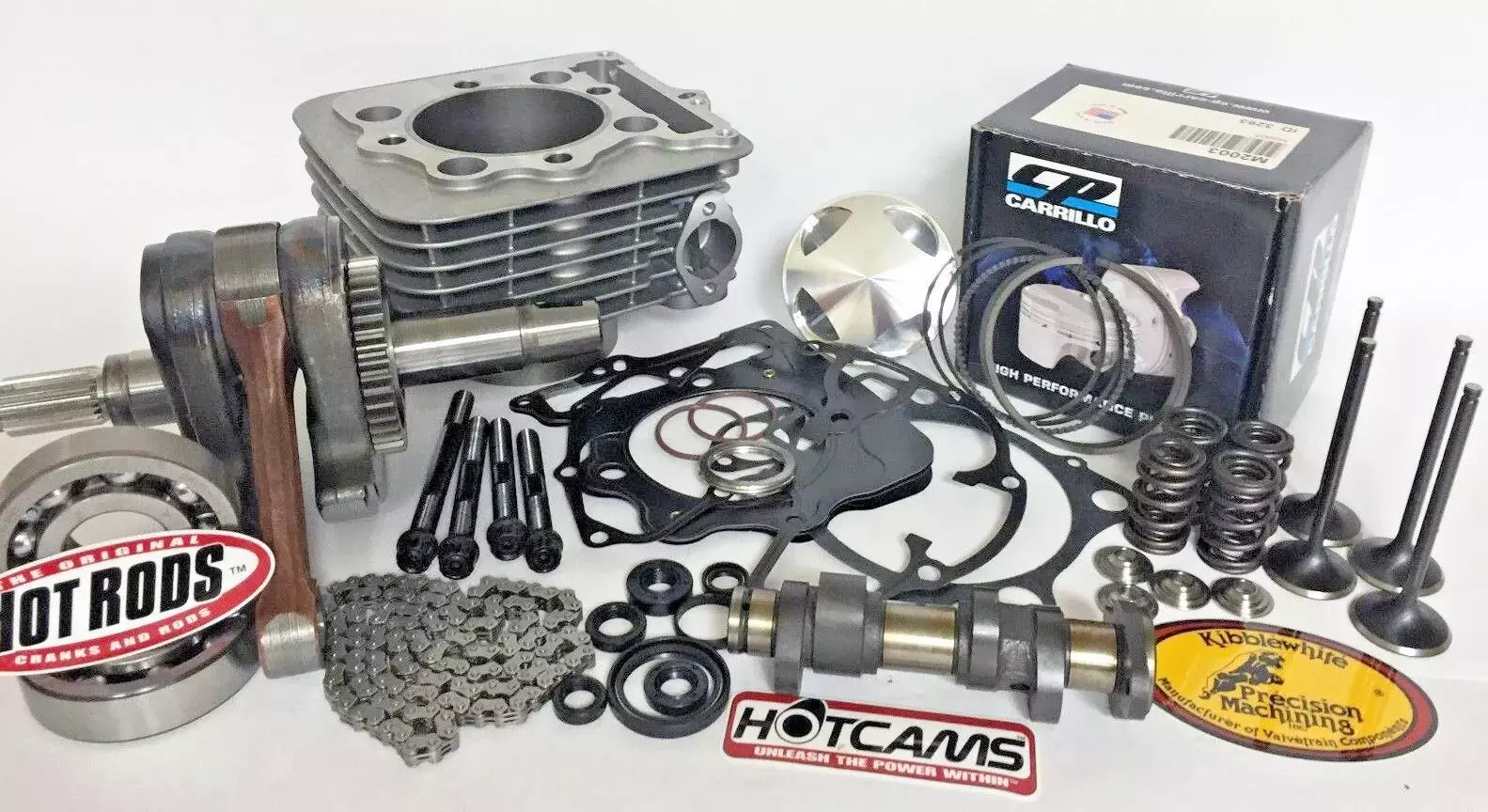 99-04 TRX400EX TRX 400EX 416 Big Bore Complete Motor Rebuild Valves Hotcams 87mm