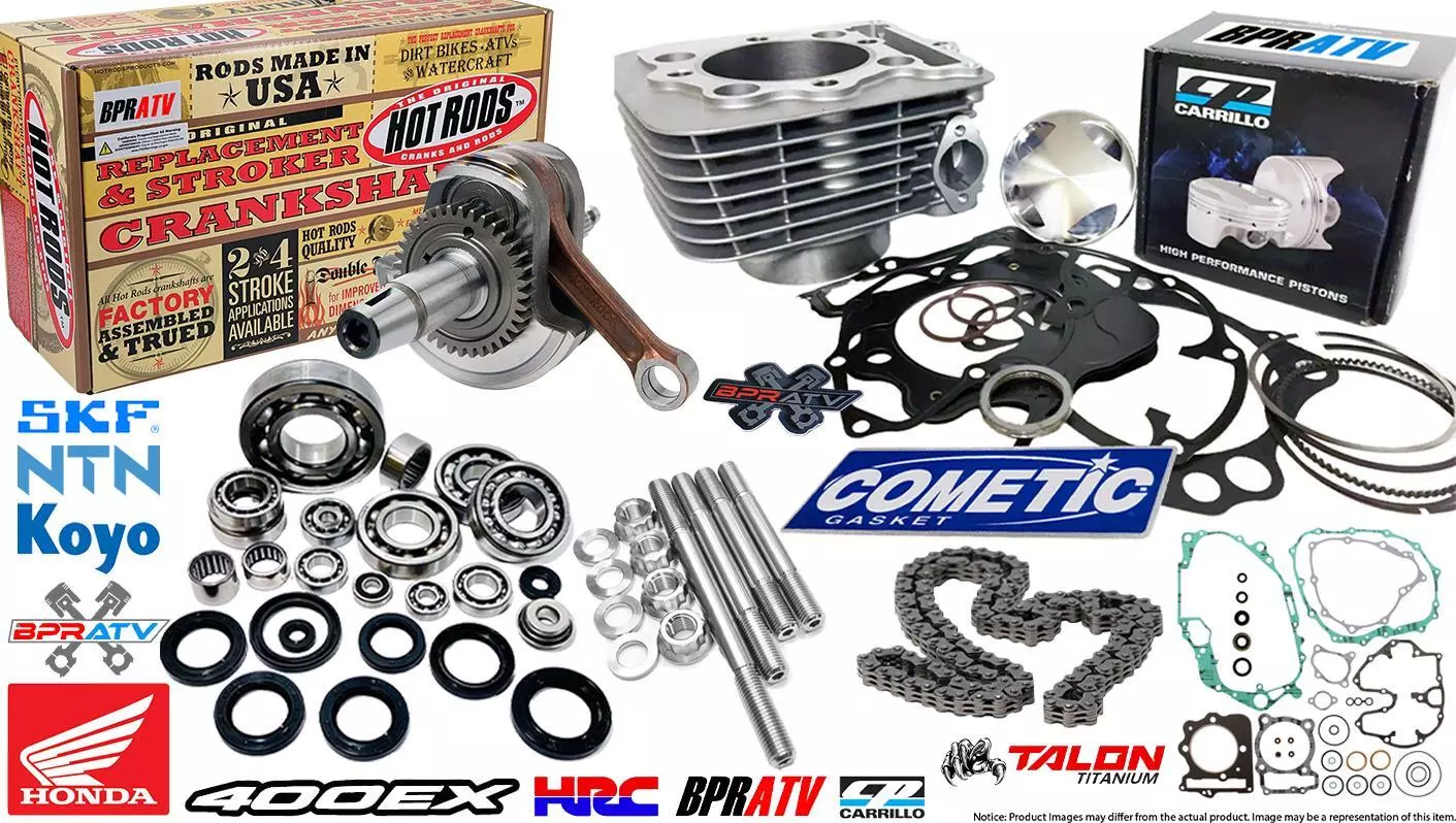 99-04 TRX400EX TRX 400EX 416 Big Bore Complete Motor Rebuild Valves Hotcams 87mm - Image 2