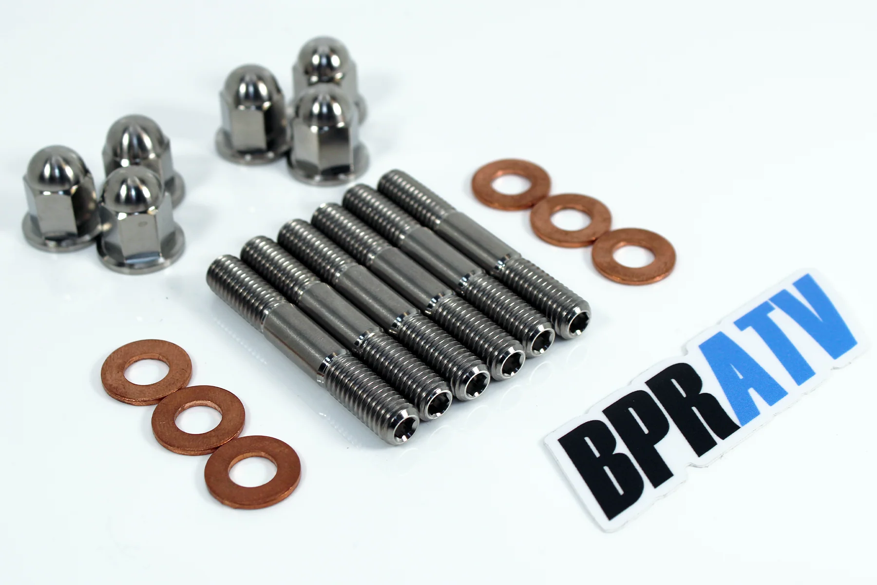 99+ Yamaha YZ250 YZ 250 Stock Bore 66.40mm Replacement Cylinder Head Ti Stud Kit - Image 19