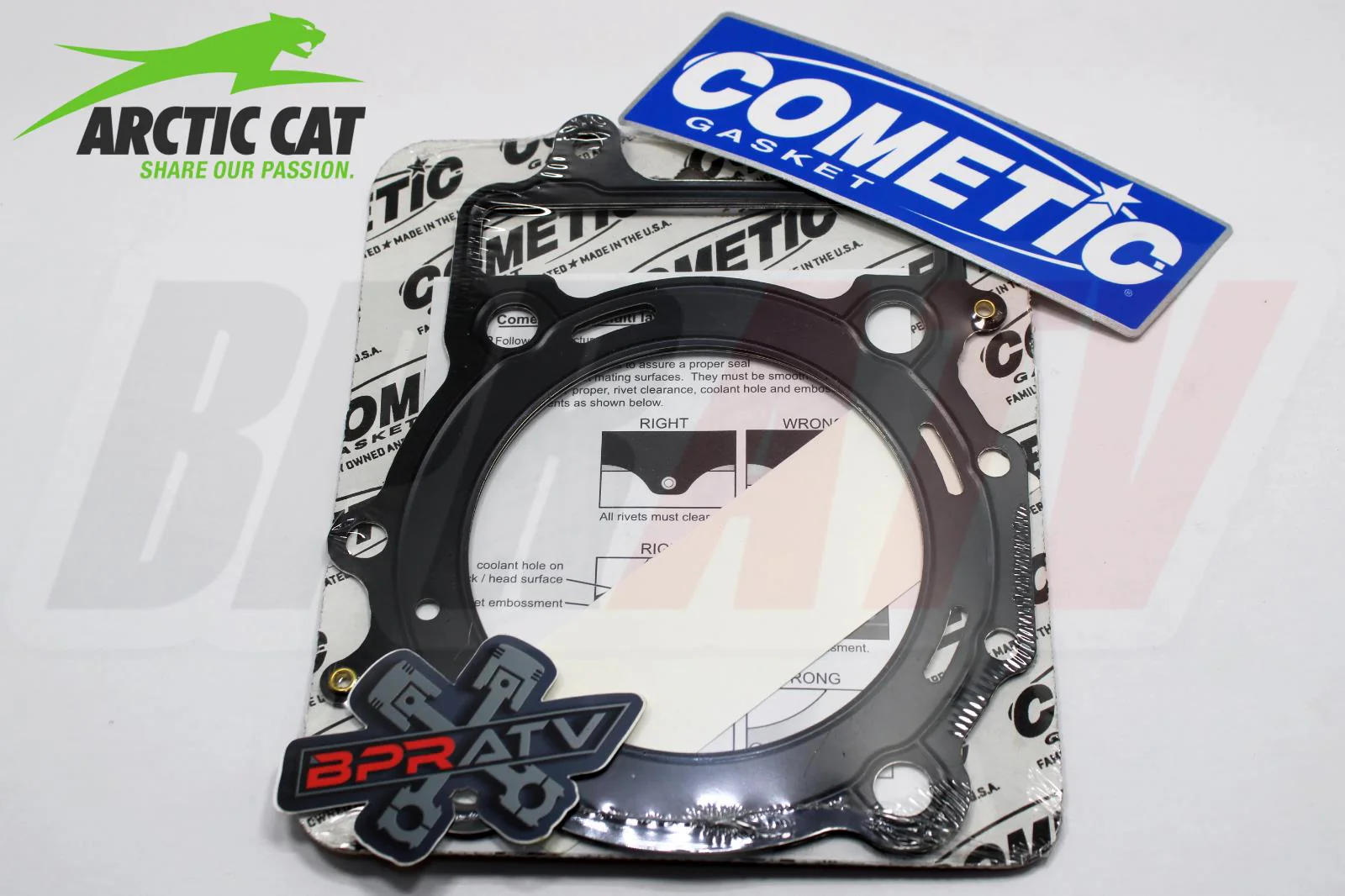 Arctic Cat 1000 XT Mud Pro Wildcat X X4 93.5mm Cometic Top End Gasket Kit C3568 - Image 10
