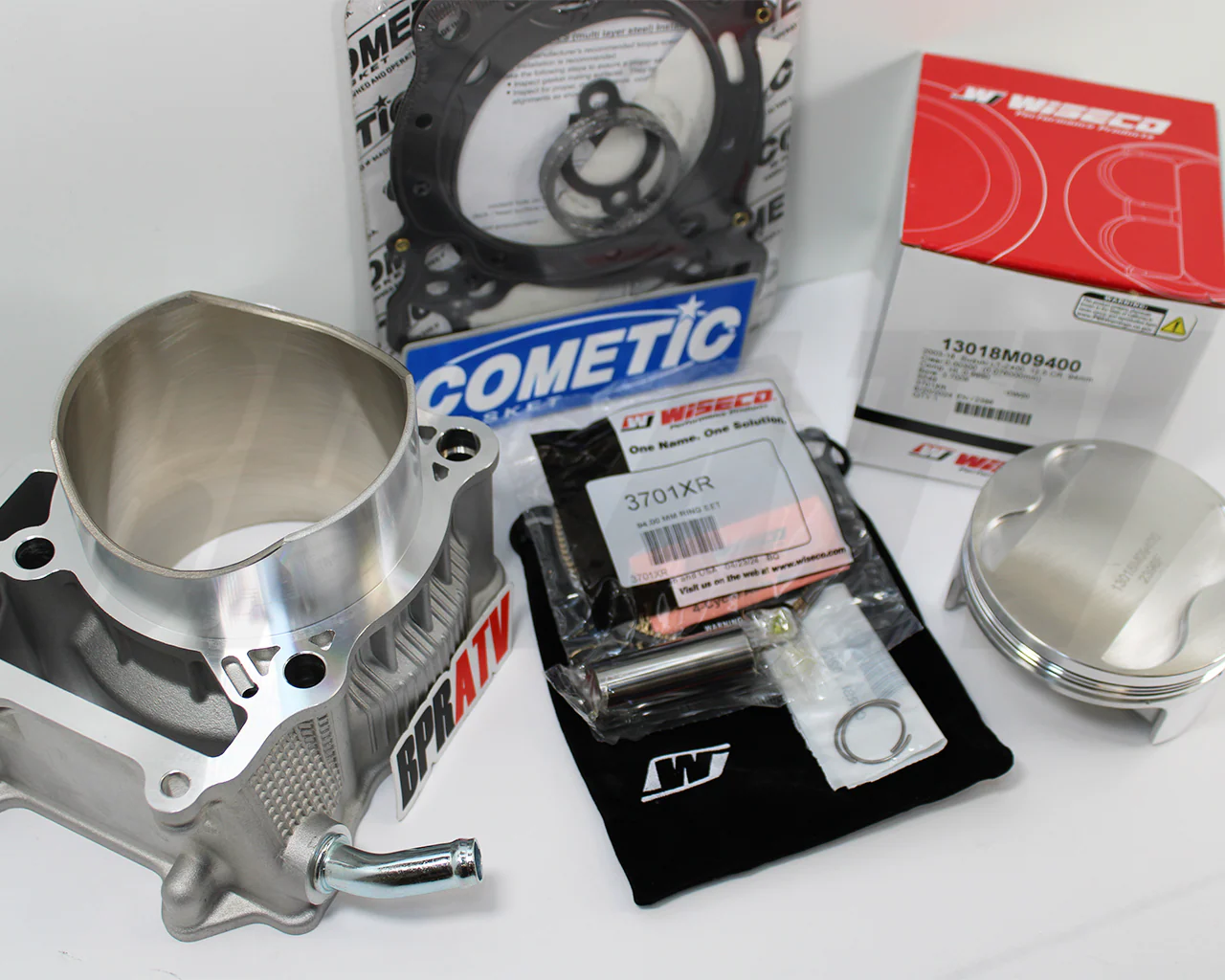 Arctic Cat 400 DVX +4 Cylinder Wiseco Piston Gasket Big Bore Top End Rebuild Kit - Image 8