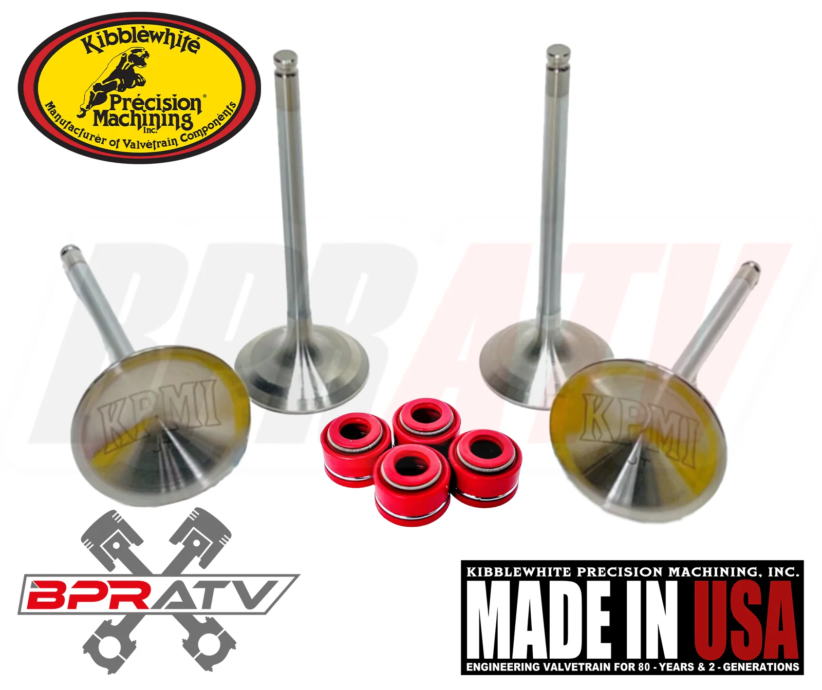 Arctic Cat DVX400 DVX 400 Replacement Kibblewhite Intake Exhaust Valves & Seals