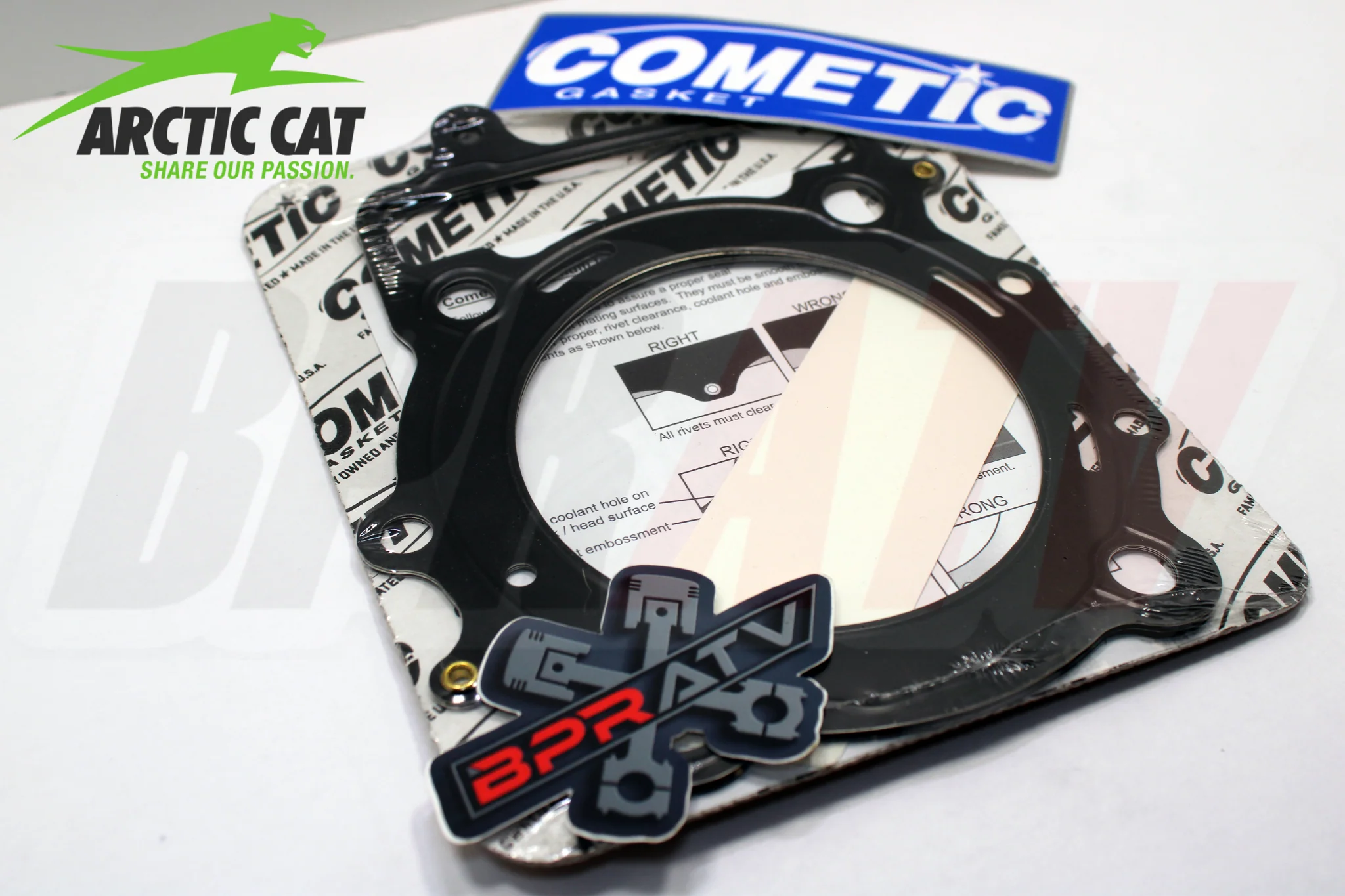 Arctic Cat Prowler XT XTZ 1000 94-96mm Big Bore COMETIC Head Gasket MLS 0830-209 - Image 3