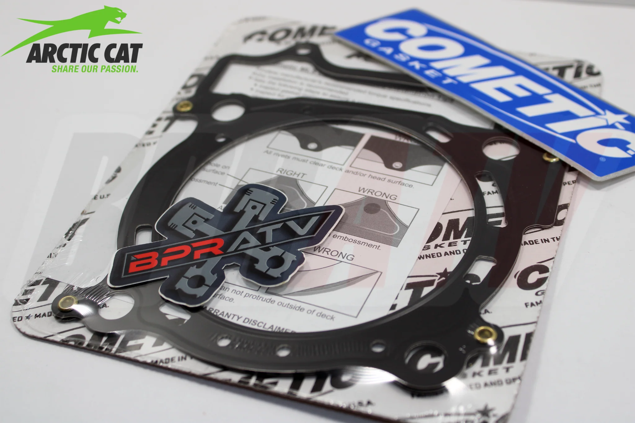 Arctic Cat Thundercat 1000 92 94 96mm Big Bore COMETIC Head Gasket MLS 0830-209 - Image 5