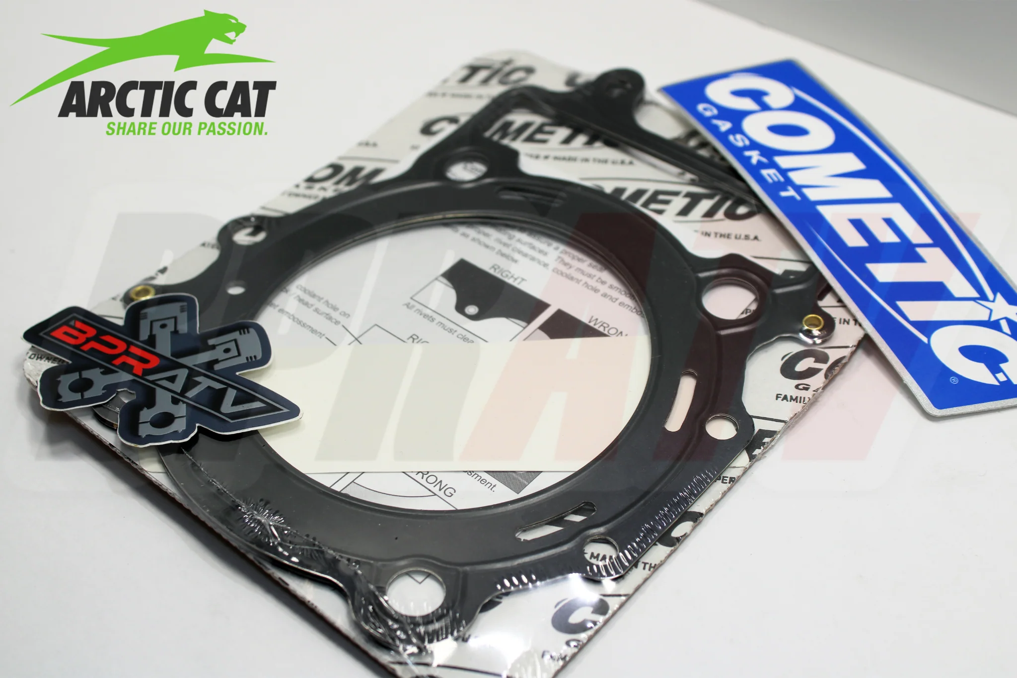 Arctic Cat Thundercat 1000 92 94 96mm Big Bore COMETIC Head Gasket MLS 0830-209 - Image 6