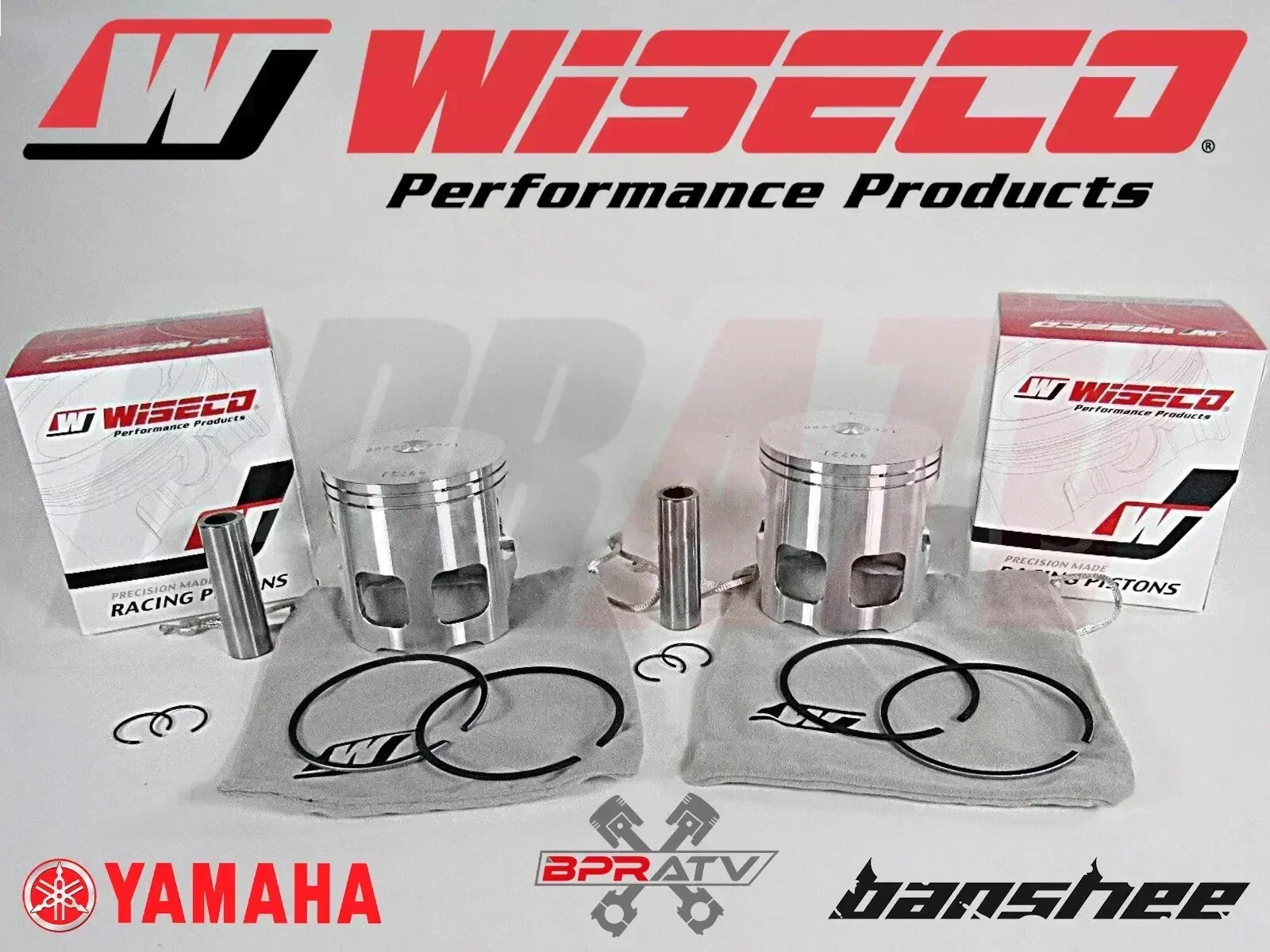 Athena 392 Yamaha Banshee Big Bore Top End Rebuild Kit Wiseco 68mm Pistons Domes - Image 19