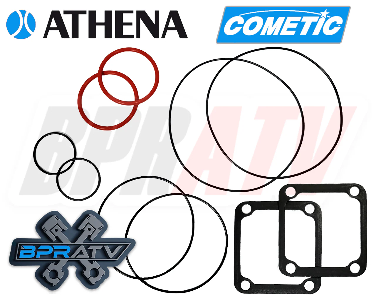 Athena Banshee Cool Head 68mm Big Bore Cylinders Domes O-ring Kit Cometic Gasket - Image 2