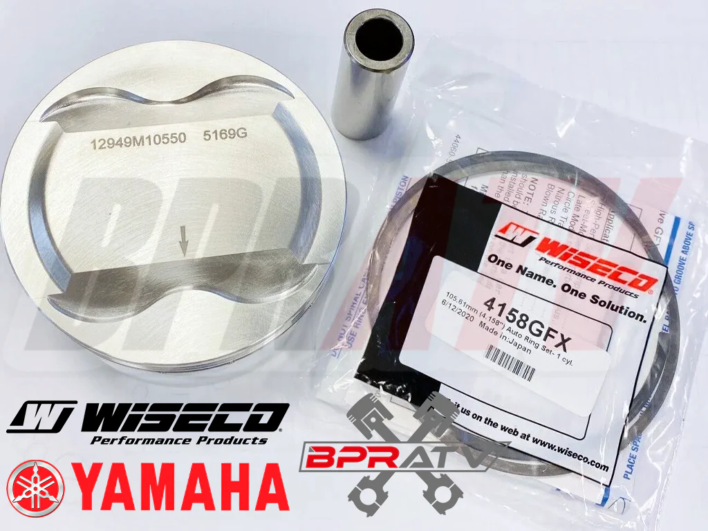 ATHENA Grizzly 700 734cc 105.5mm Big Bore WISECO Piston 11.5:1 COMETIC KPMI Seal - Image 2
