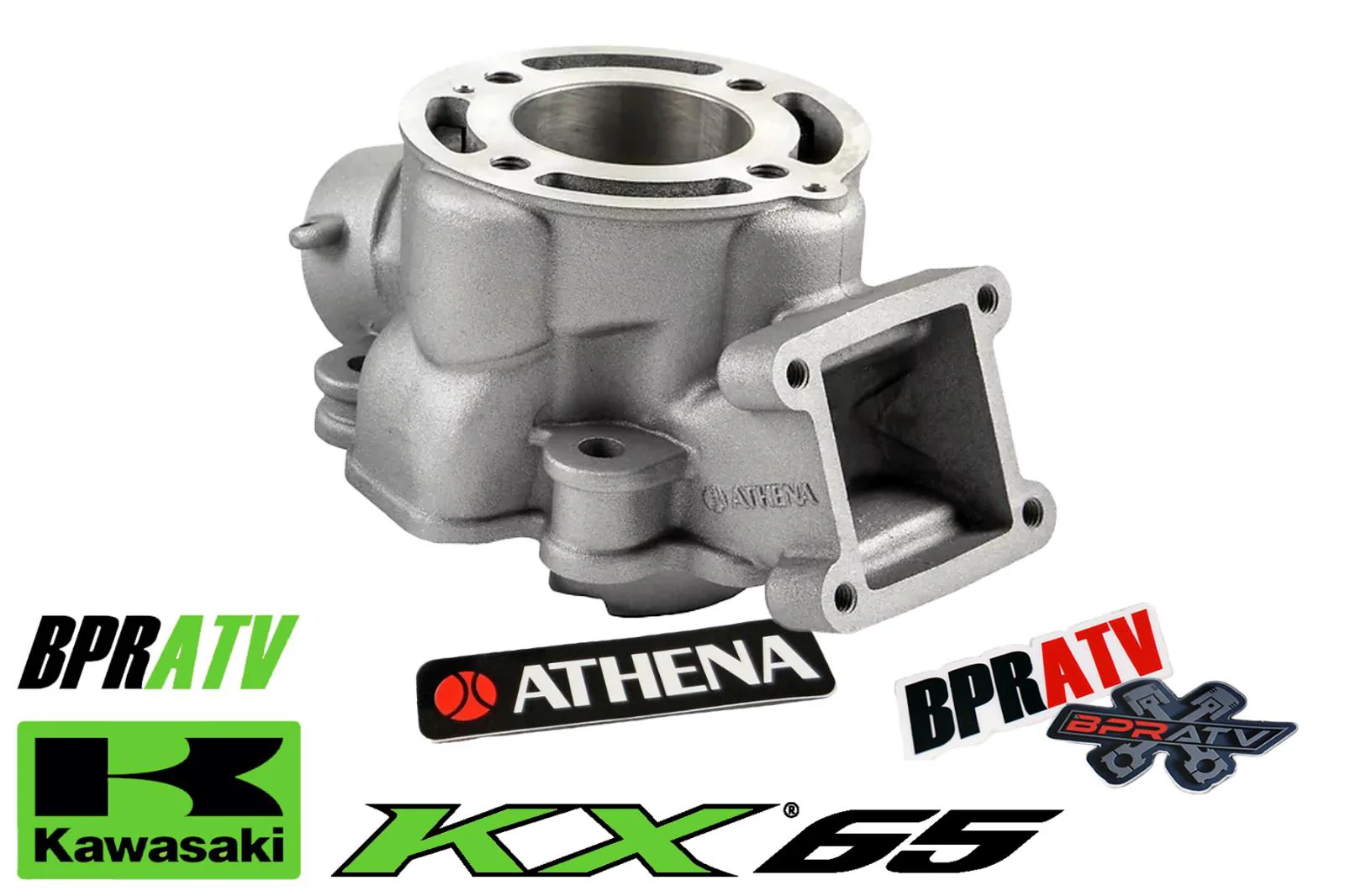 06-26 Kawasaki KX65 Athena Cylinder Piston Gasket Wiseco Crank Motor Rebuild Kit - Image 3