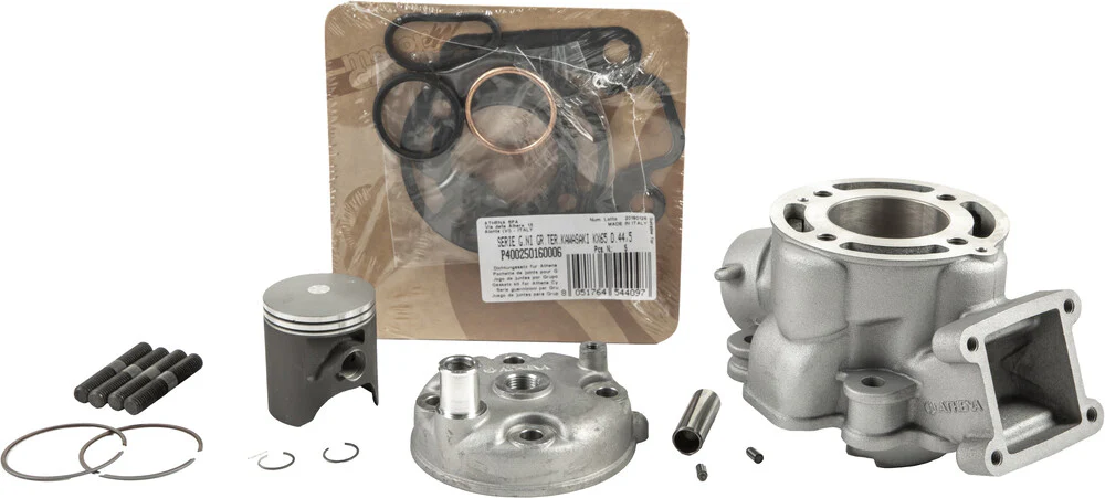 06-26 Kawasaki KX65 Athena Cylinder Piston Gasket Wiseco Crank Motor Rebuild Kit - Image 4