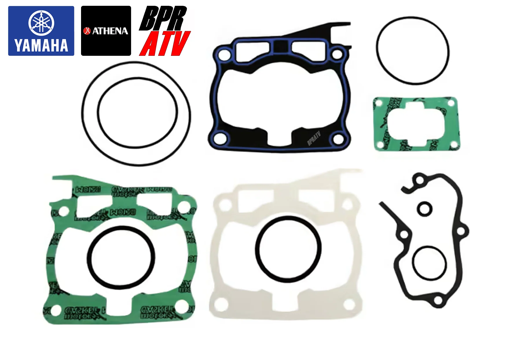 Yamaha YZ125 YZ 125 54mm Athena Top End Rebuild Cylinder Kit 14.8:1 Piston 97-04 - Image 12