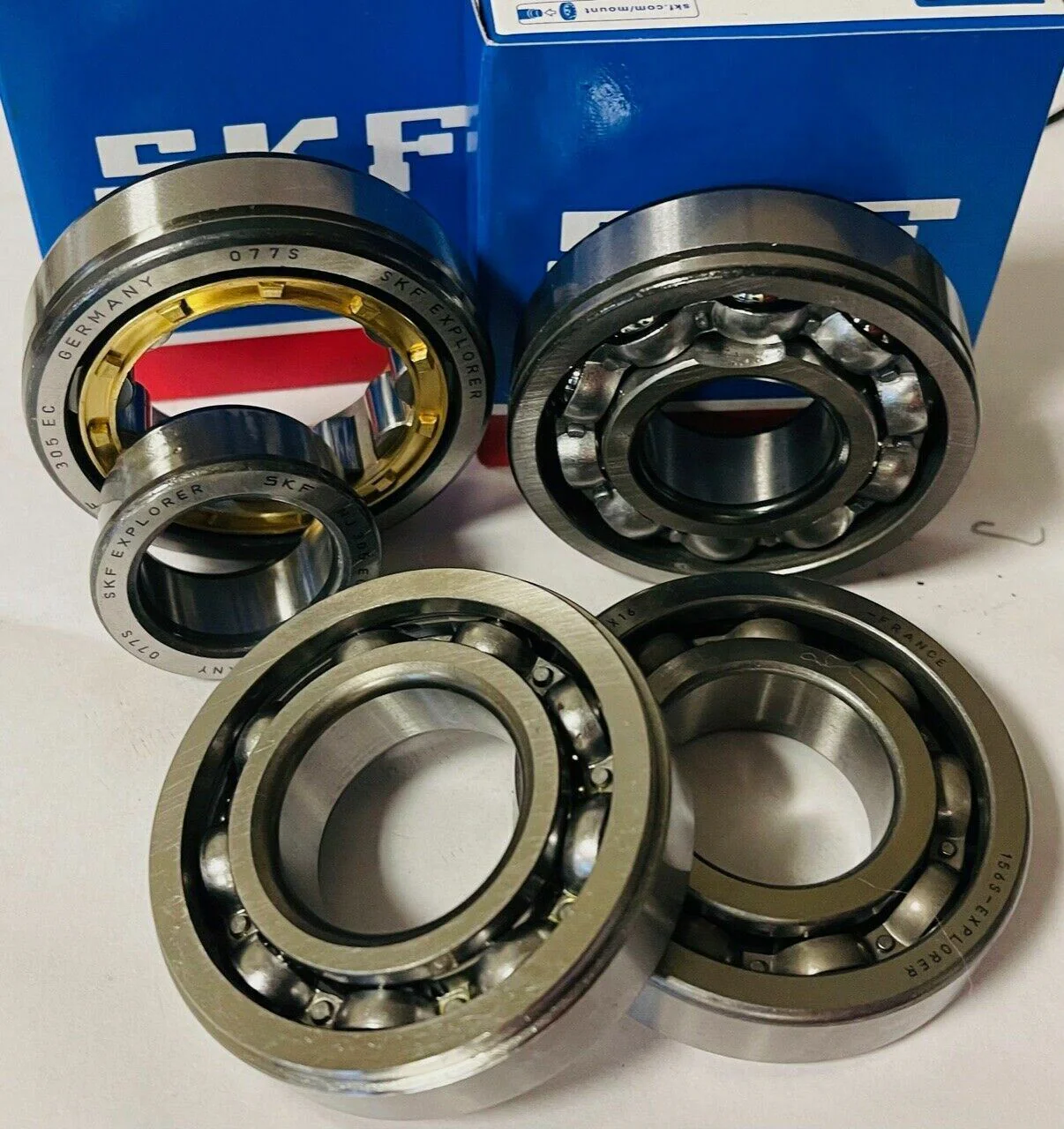 Banshee 14 mil Billet Stroker Crank Bearings SKF Inner Outer Maxload TZ 14mm Kit