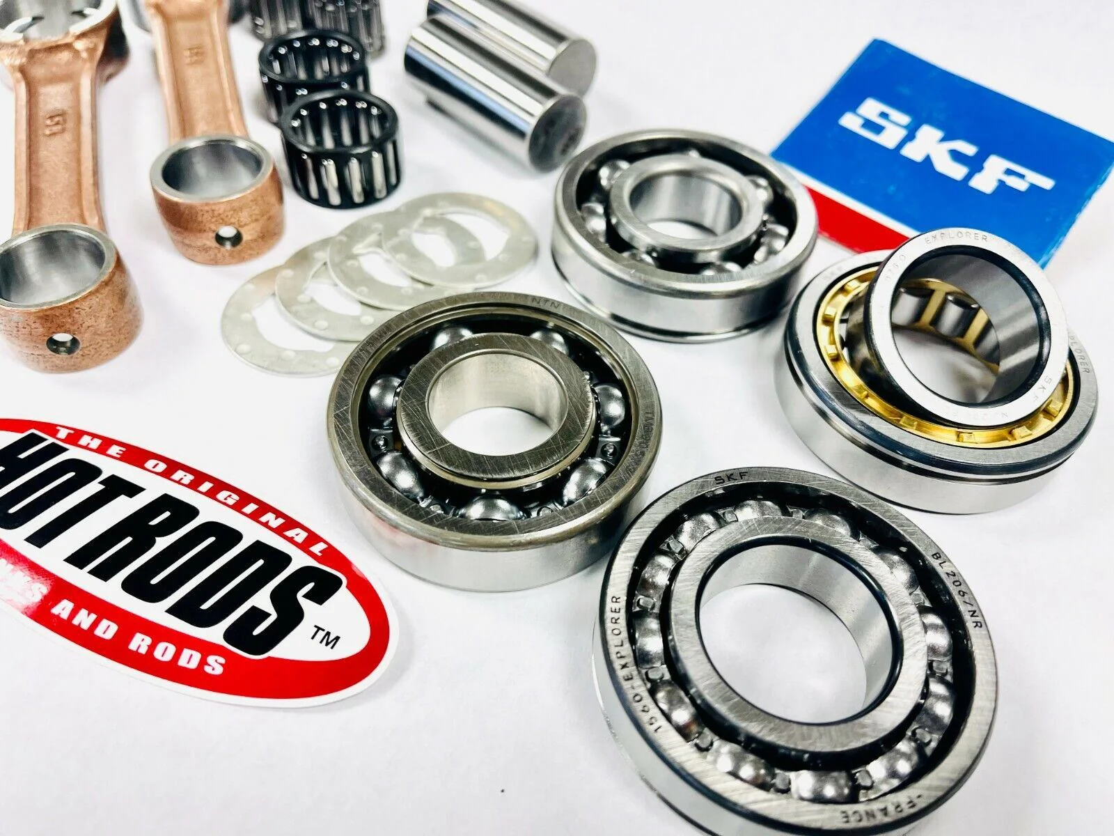 Banshee 14mm Billet Stroker Crank Rebuild 125mm Rods Bearings Complete Parts Kit - Image 3