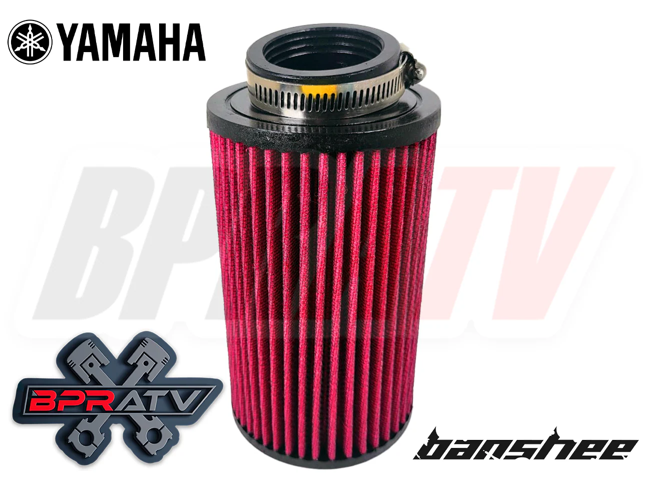 Banshee 26mm Stock Carb Filters K+N Style Oversize Washable Flow Air Filter Pair - Image 6