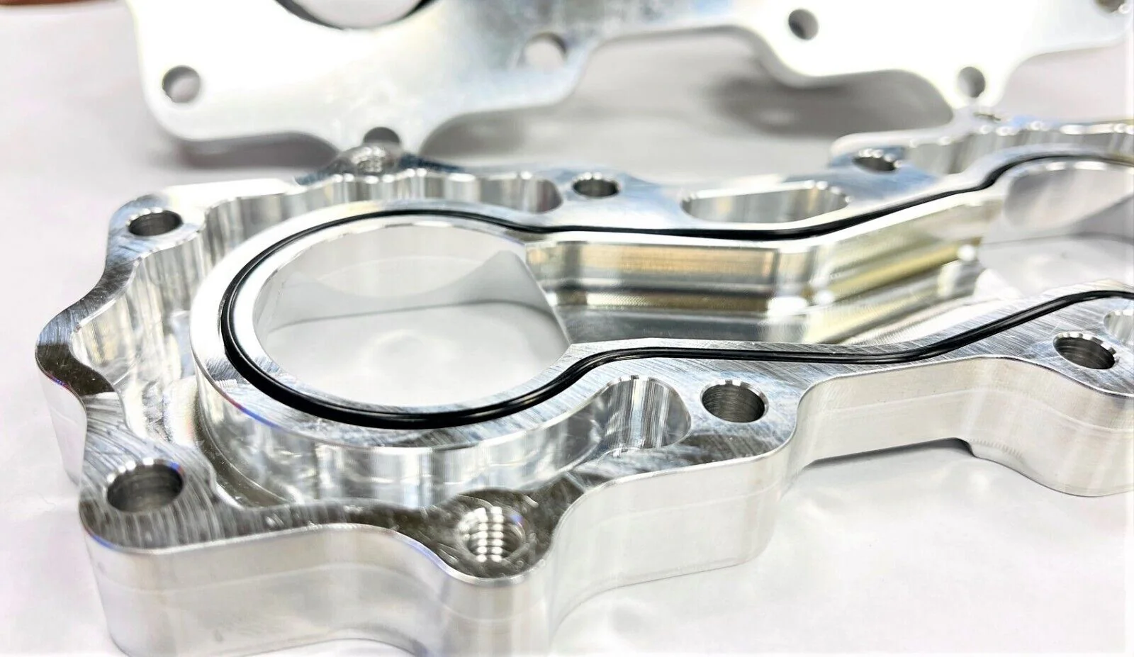 Banshee 28mm Carb Intake Manifolds One Piece Billet Manifold + Intakes Boots Kit - Image 2