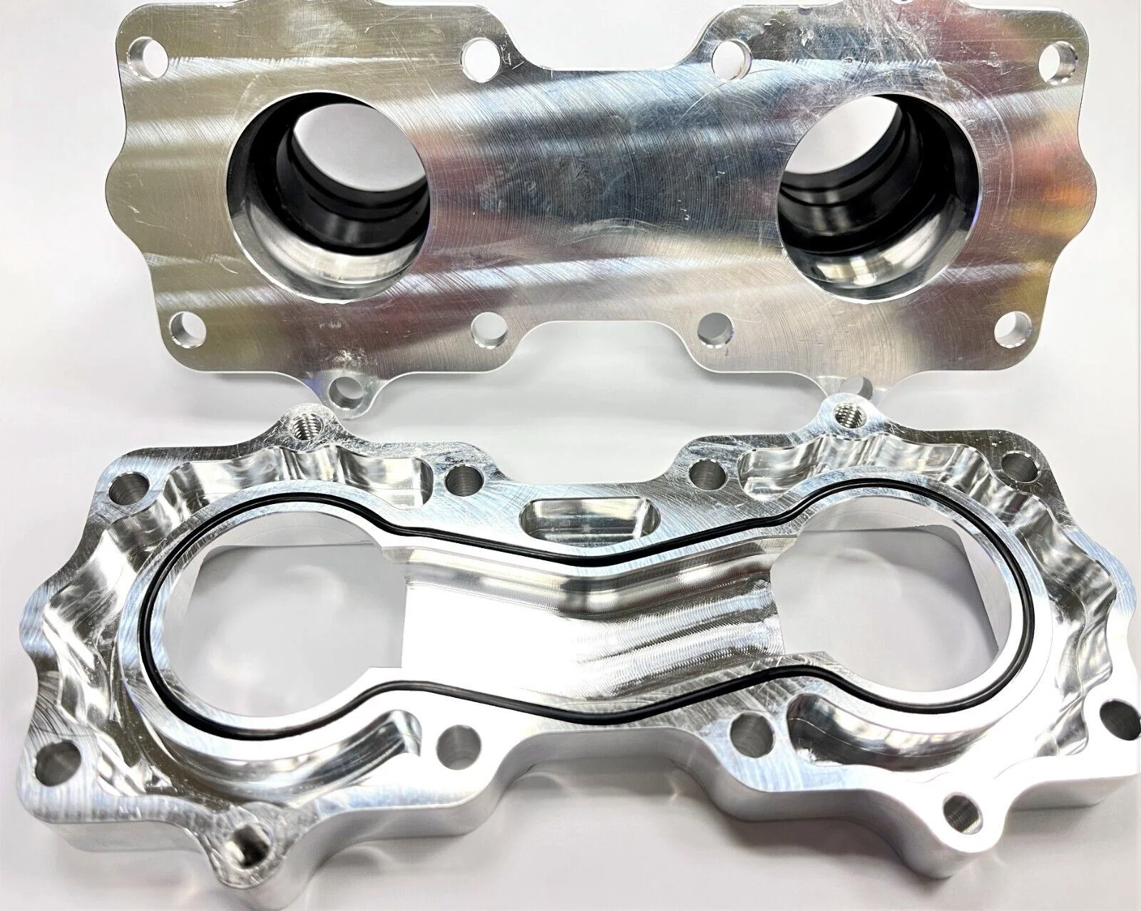 Banshee 30mm Carb Intake Manifolds One Piece Billet Manifold Intakes Boots Kit - Image 3