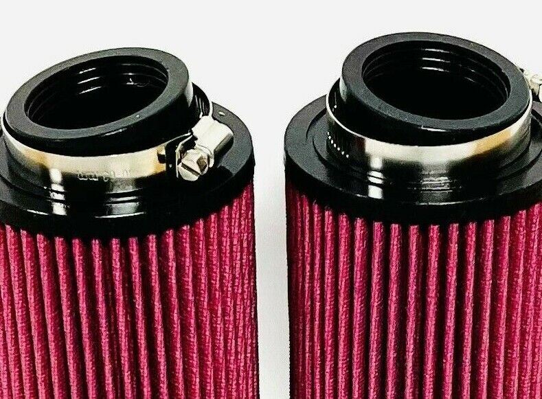 Banshee 34mm 34 mil Lectron Carb Carbs Air FIlters K&N Style 6 Inch Pod FIlters - Image 4