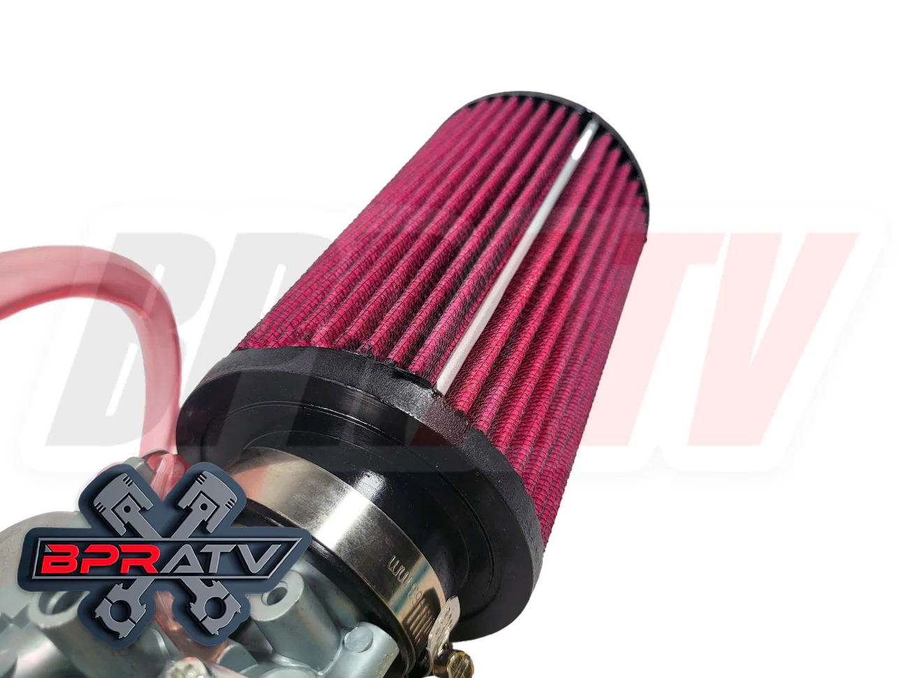 Banshee 34mm 34 mil Lectron Carb Carbs Air FIlters K&N Style 6 Inch Pod FIlters - Image 7