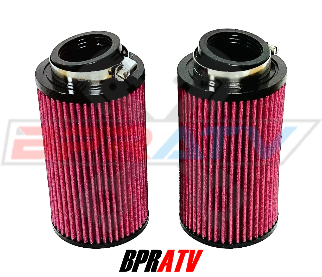 Banshee 34mm 34 mil Lectron Carb Carbs Air FIlters K&N Style 6 Inch Pod FIlters - Image 9