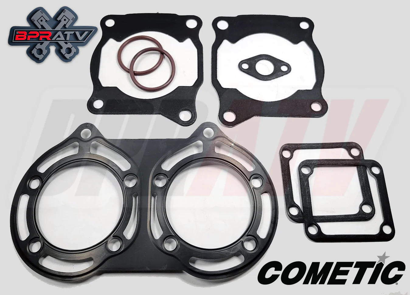 Banshee 350 64mm CP-Carrillo Pistons Stock Cylinders Cometic Top End Rebuild Kit - Image 11