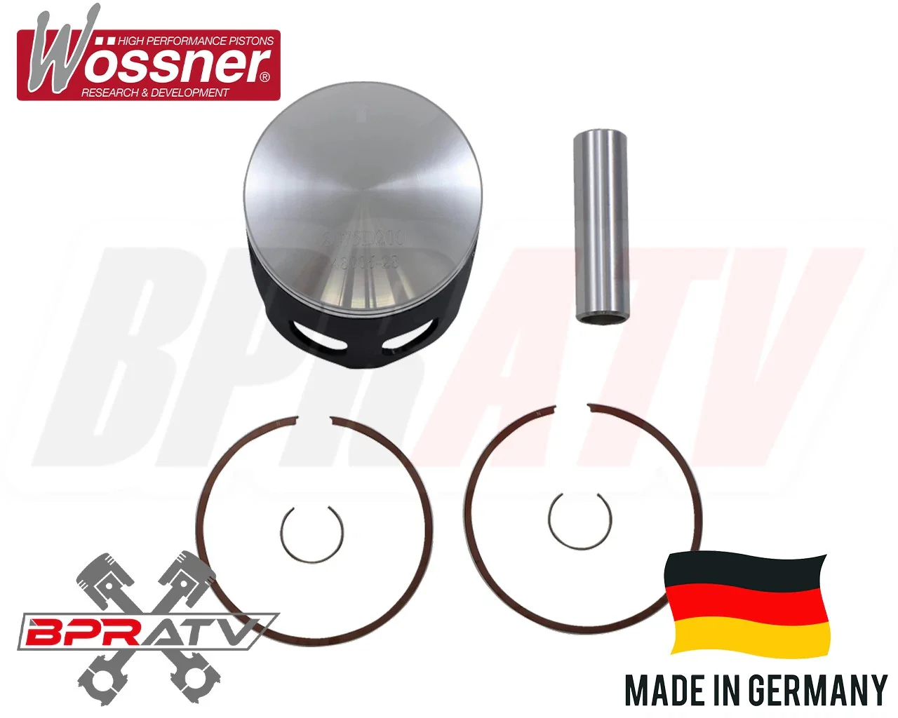 Banshee 350 65mm Wossner Pistons +1mm Forged Piston Gaskets Top End Rebuild Kit - Image 12