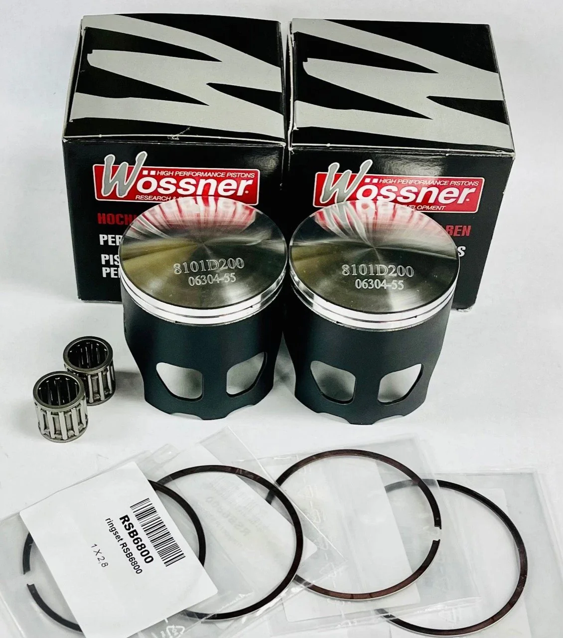Banshee 350 65mm Wossner Pistons +1mm Forged Piston Gaskets Top End Rebuild Kit - Image 15