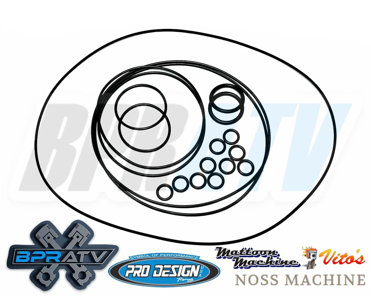 Banshee 350 65mm Wossner Pistons +1mm Forged Piston Gaskets Top End Rebuild Kit - Image 9