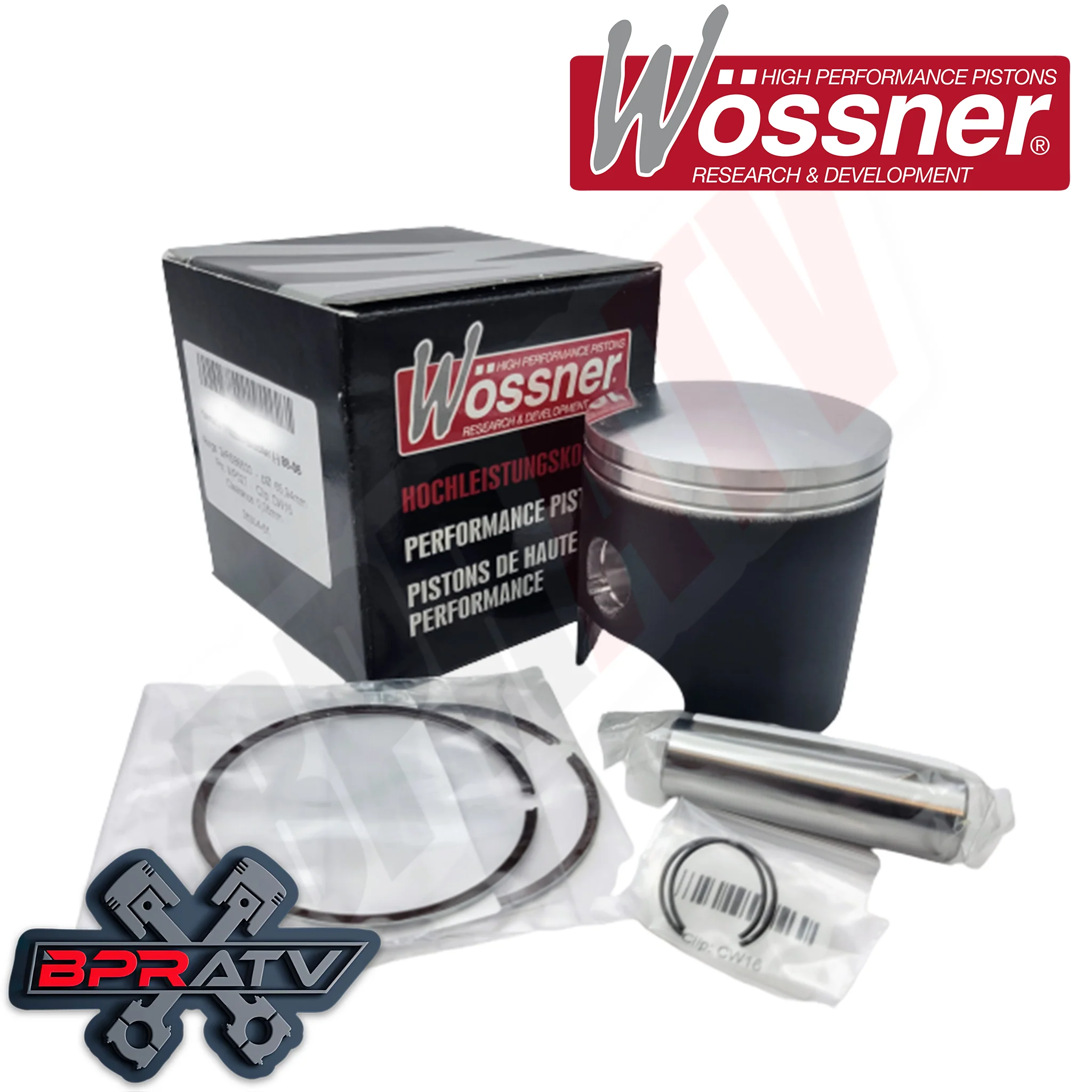 Banshee 350 Cylinders Wossner Pistons Complete Engine Top Bottom End Rebuild Kit - Image 6