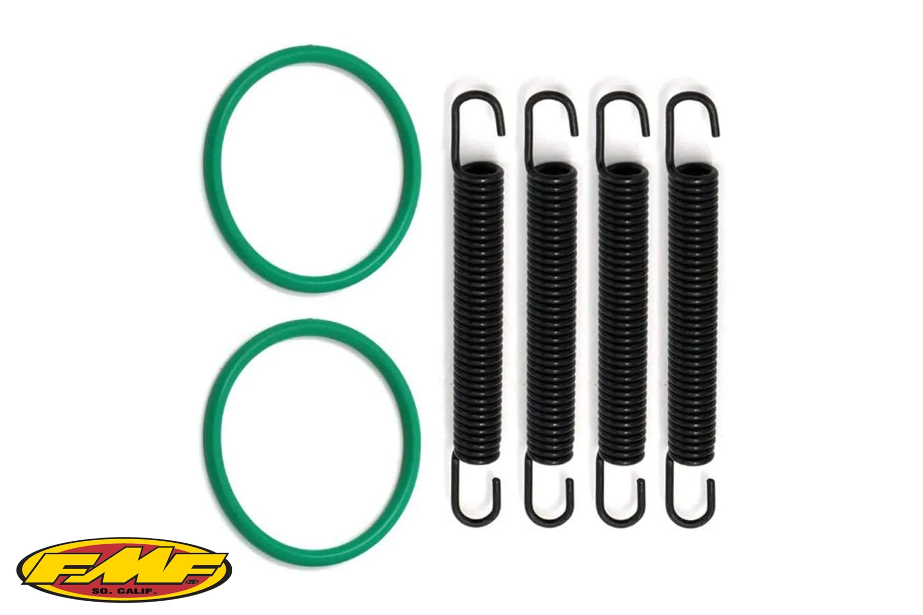 Banshee 350 Exhaust Repair Kit Yamaha FMF Pipe Springs Hangers & Titanium Bolts - Image 12