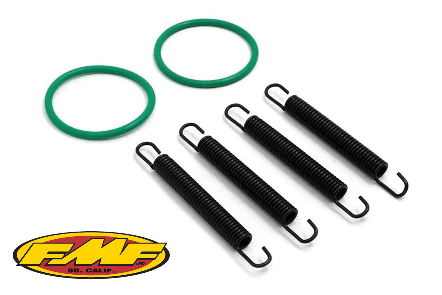 Banshee 350 Exhaust Repair Kit Yamaha FMF Pipe Springs Hangers & Titanium Bolts - Image 14