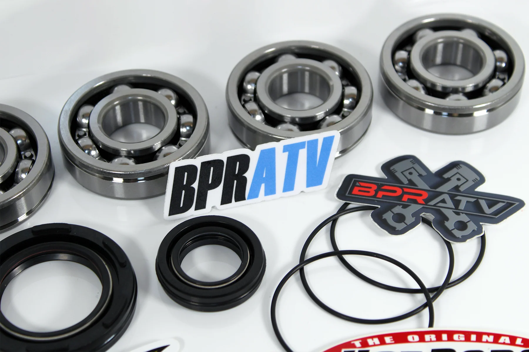 Banshee 350 Hot Rods 4111 +4 mil Crankshaft Rebuild Kit Main Bearings & Seal Kit - Image 13