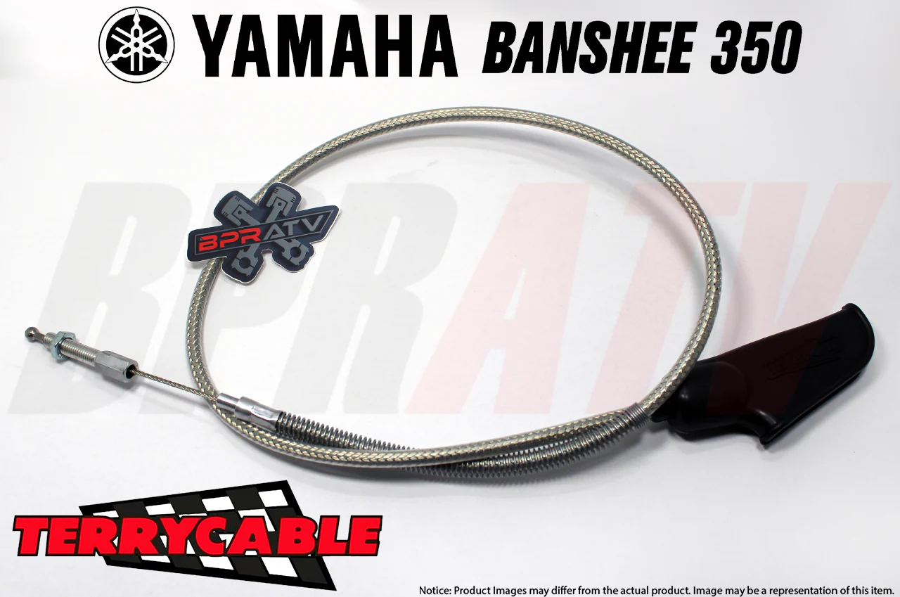 Banshee 350 Terrycable Steel Braided Clutch Cable Upgrade Heavy Duty Silver USA - Image 3