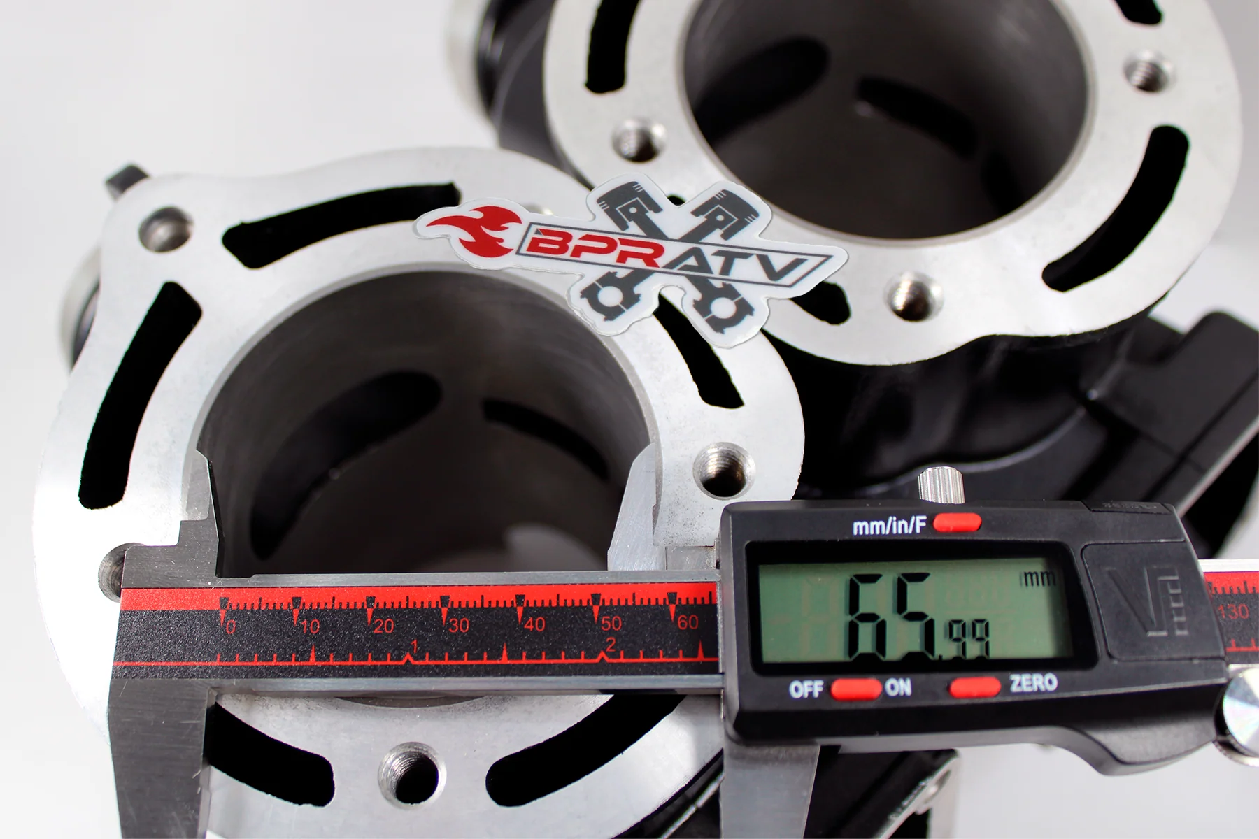Banshee 370cc 66mm Big CP-Carrillo Pistons Cylinders Cometic Top End Rebuild Kit - Image 5