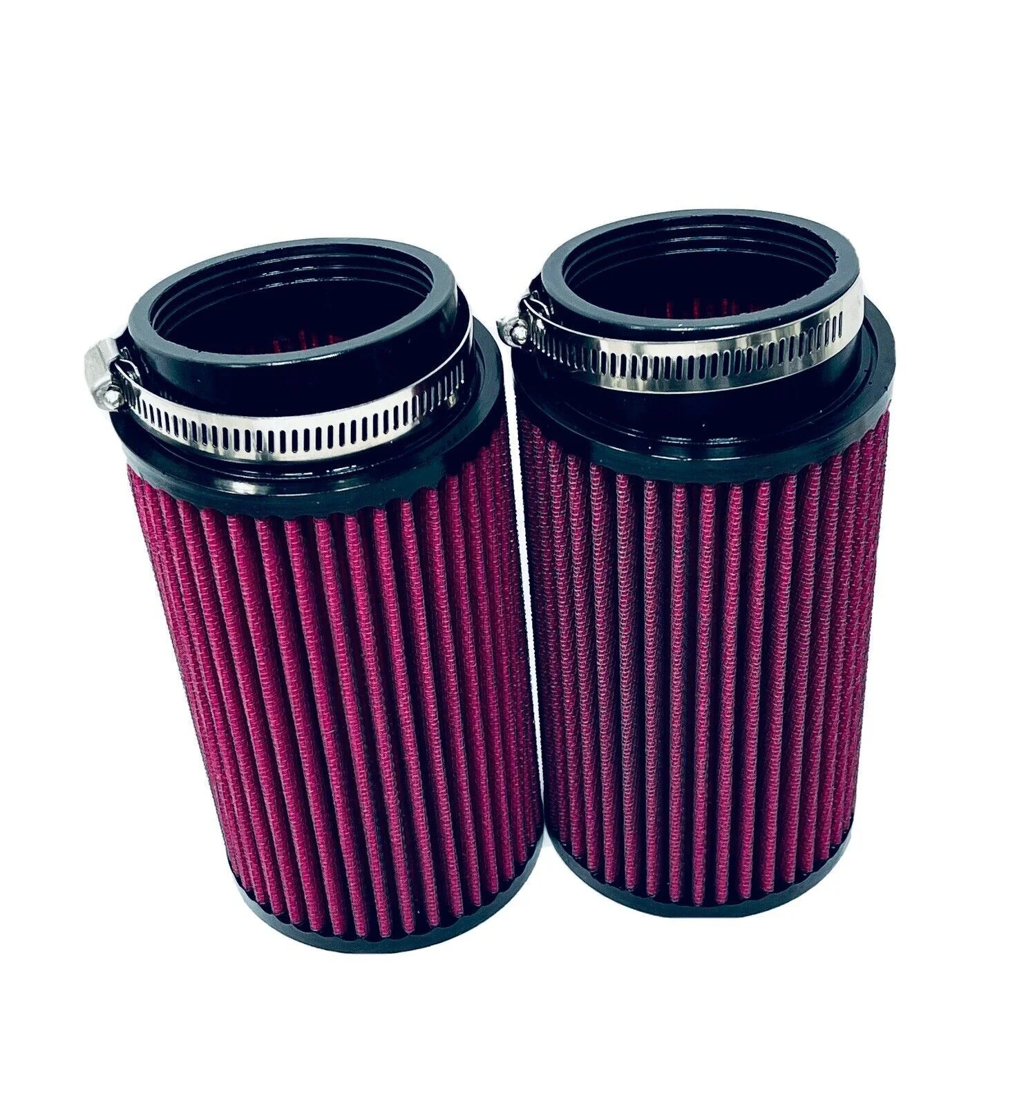 Banshee 38mm 39mm PWK Carb Filters Large Longer 8 Inch Drag Oversize Filter Pair