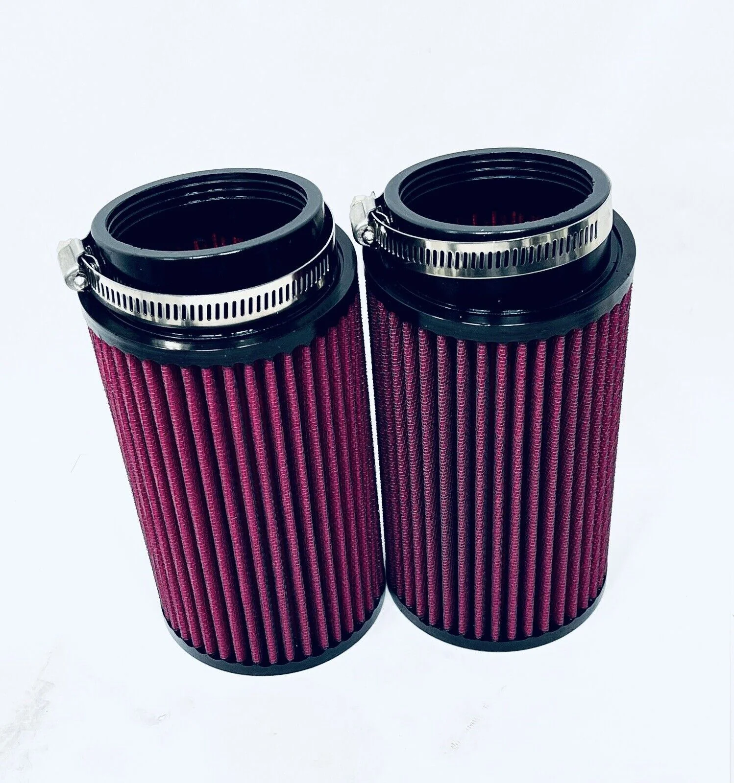Banshee 38mm 39mm PWK Carb Filters Large Longer 8 Inch Drag Oversize Filter Pair - Image 2