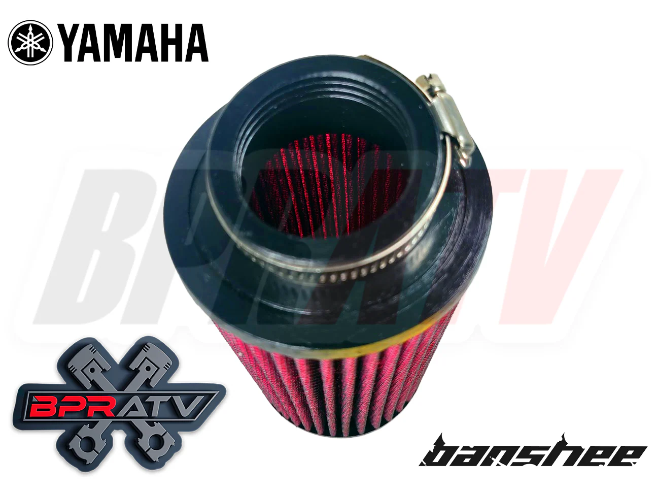 Banshee 38mm Carb Filters K+N Style 38mm Pod Washable Hi Flow Air Filter Set (2) - Image 5
