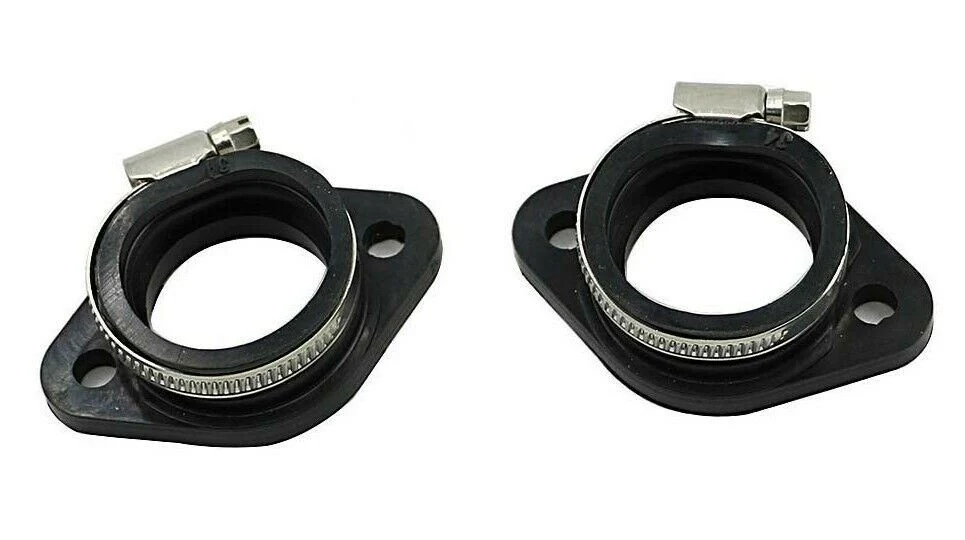 Banshee 38mm PWK Carb Boots For Billet Manifolds Keihin Air Striker Rubber Boot