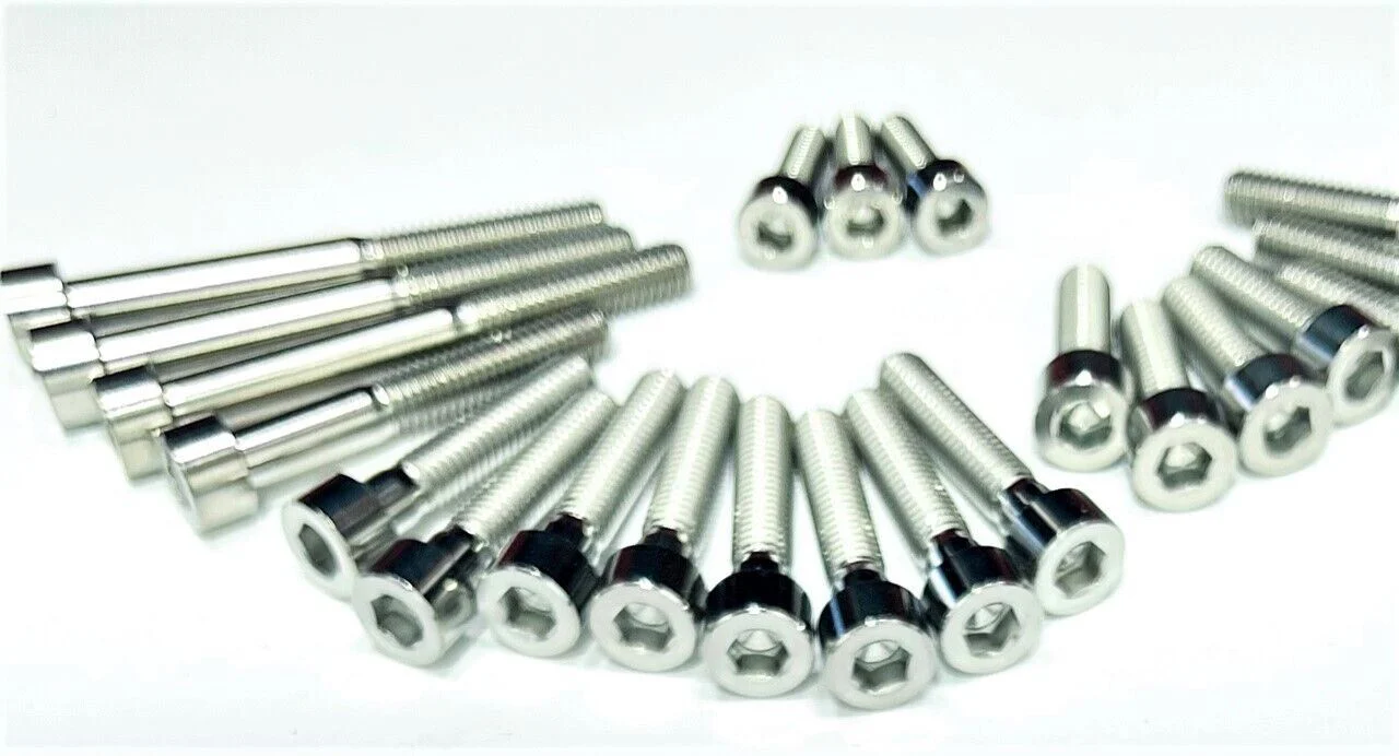 Banshee 392 421 Cub TITANIUM Bolt Stud Kit Cases Cylinder Head Studs Bolts Set - Image 5