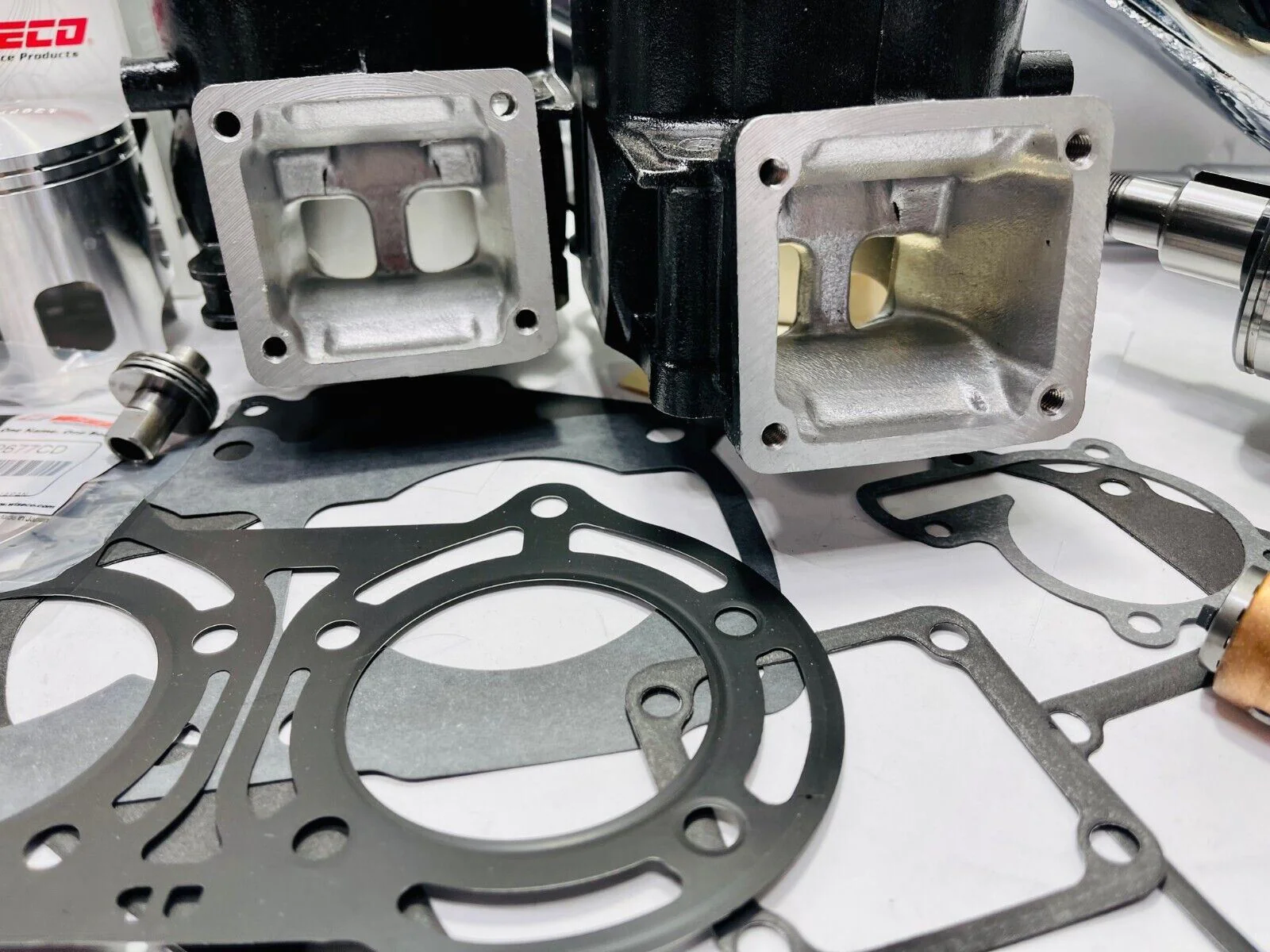 Banshee 4mm Cheater Kit SLP Pipes Ported Stock Cylinders Motor Engine Rebuild - Image 7