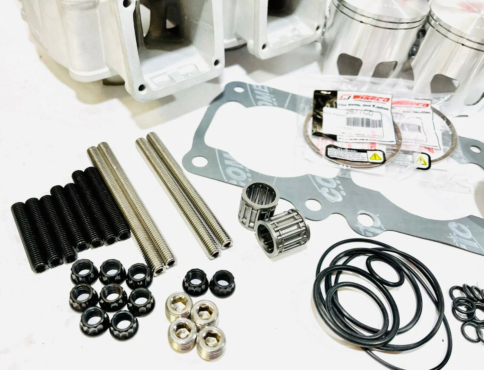 Banshee 421 Cub 4 mil Cylinder Pistons 68m Big Bore Complete Top End Rebuild Kit - Image 5