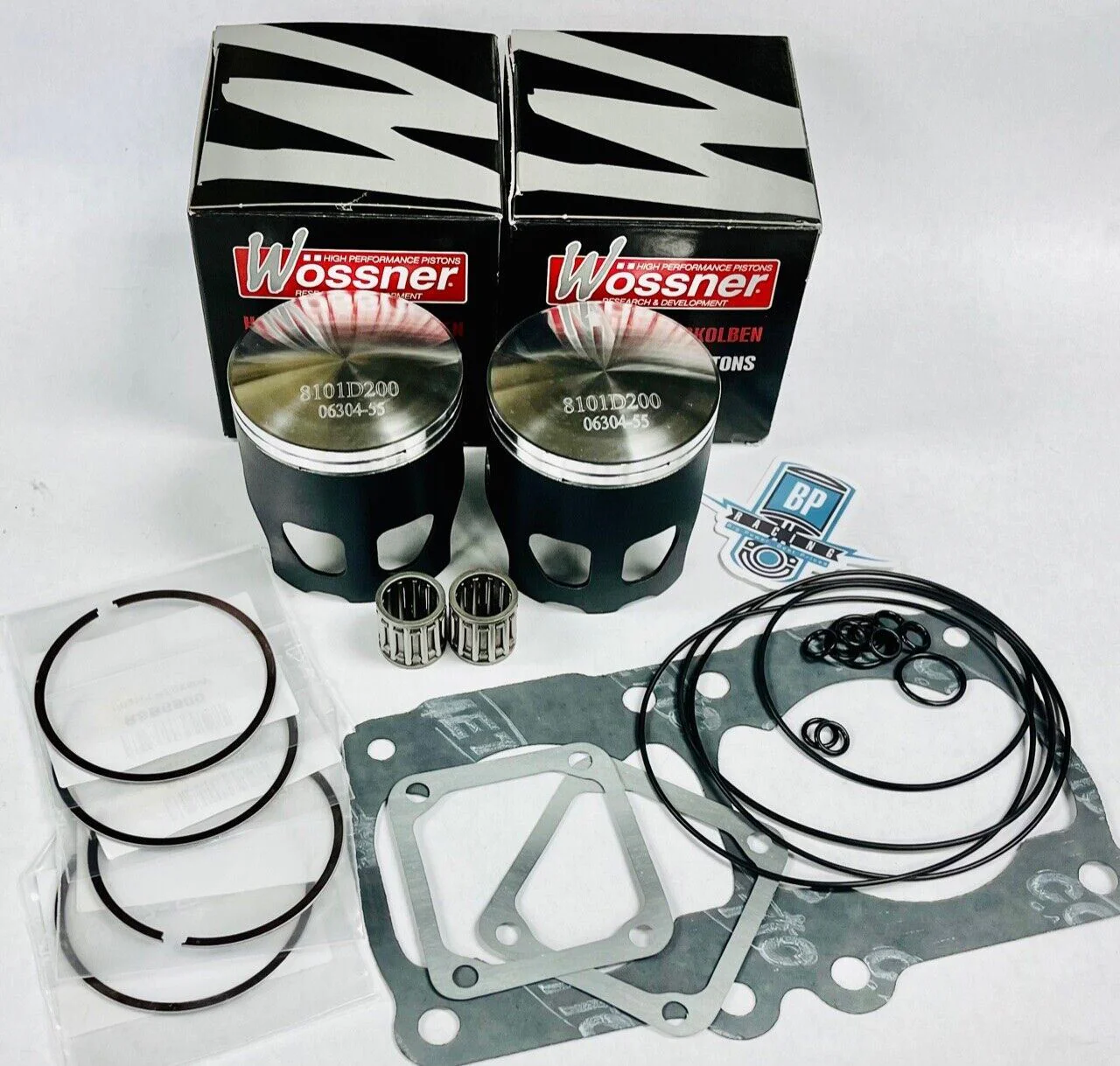 Banshee 421 Cub Serval Top End Rebuild 68 mil Pistons Gaskets Bearing Piston Kit
