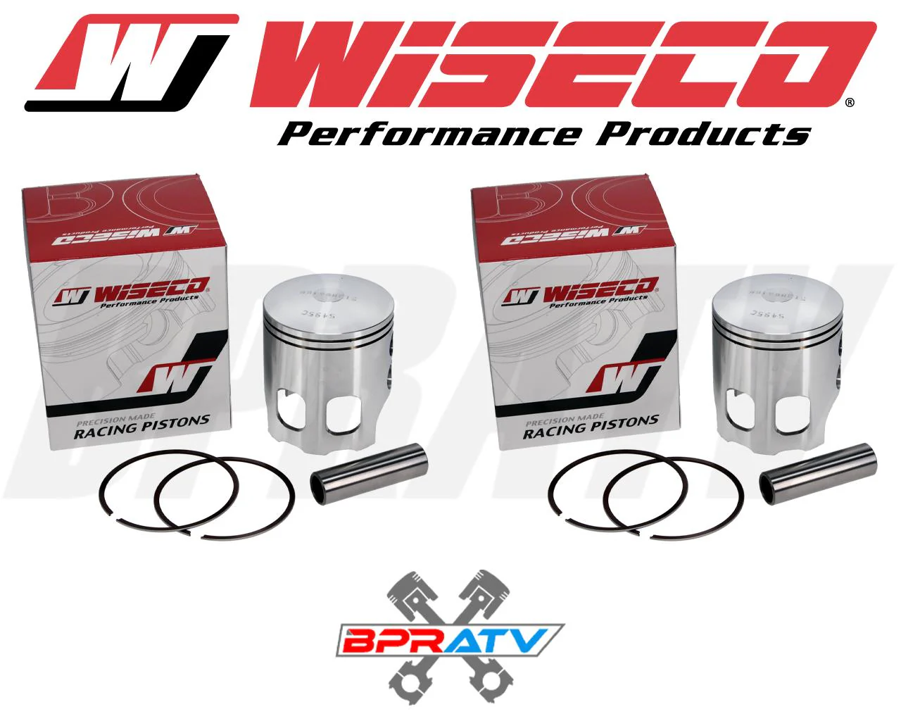 Banshee 421cc Serval Cub Pistons Wiseco 573 Series 68mm Forged Piston Set +4 MIL - Image 19