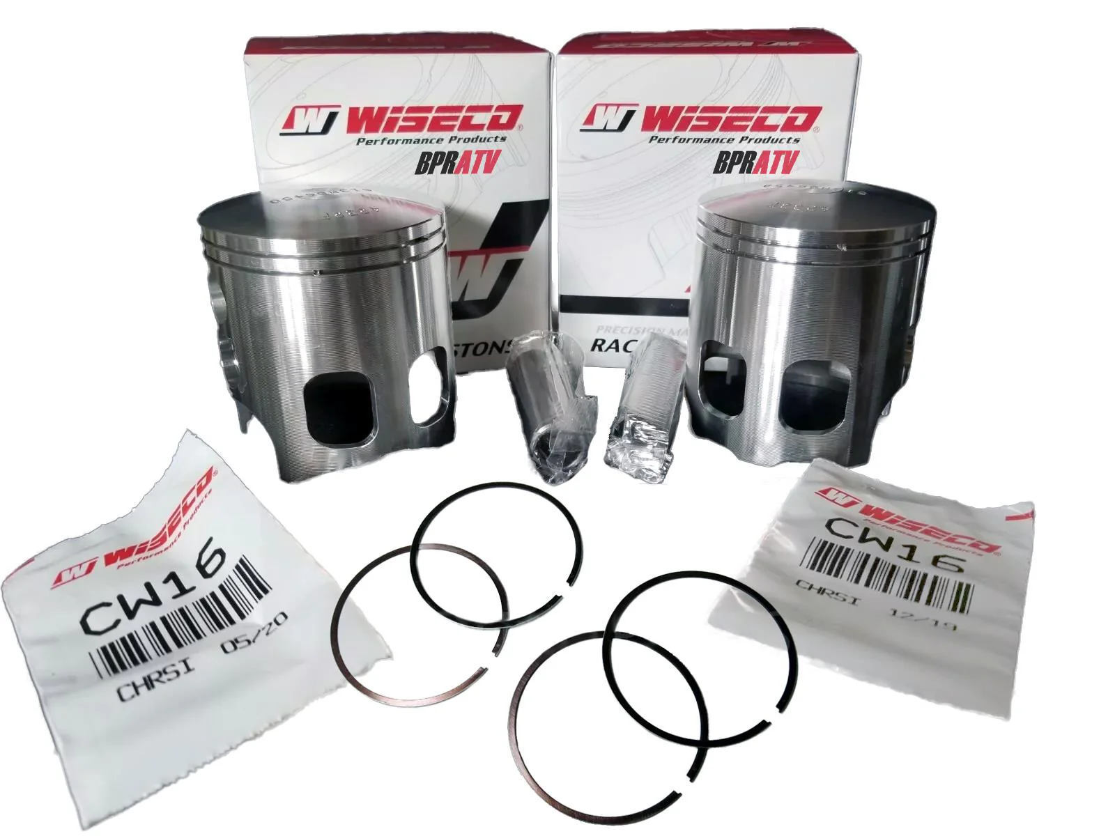Banshee 421cc Serval Cub Pistons Wiseco 573 Series 68mm Forged Piston Set +4 MIL - Image 3