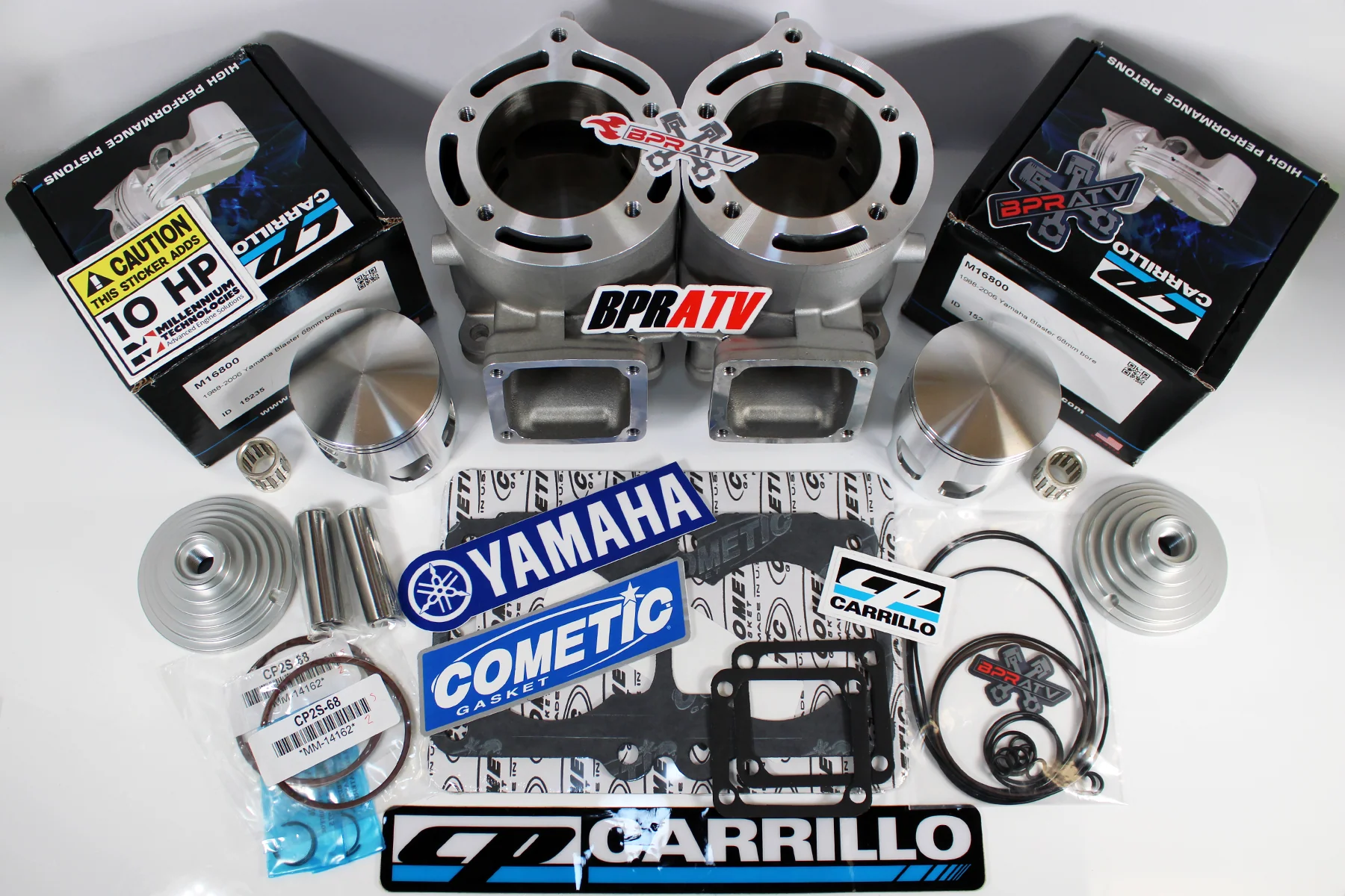 BPRATV ARES 421cc Stroker Kit Athena Alternative CP-Carrillo Pistons Pro Head HD - Image 14