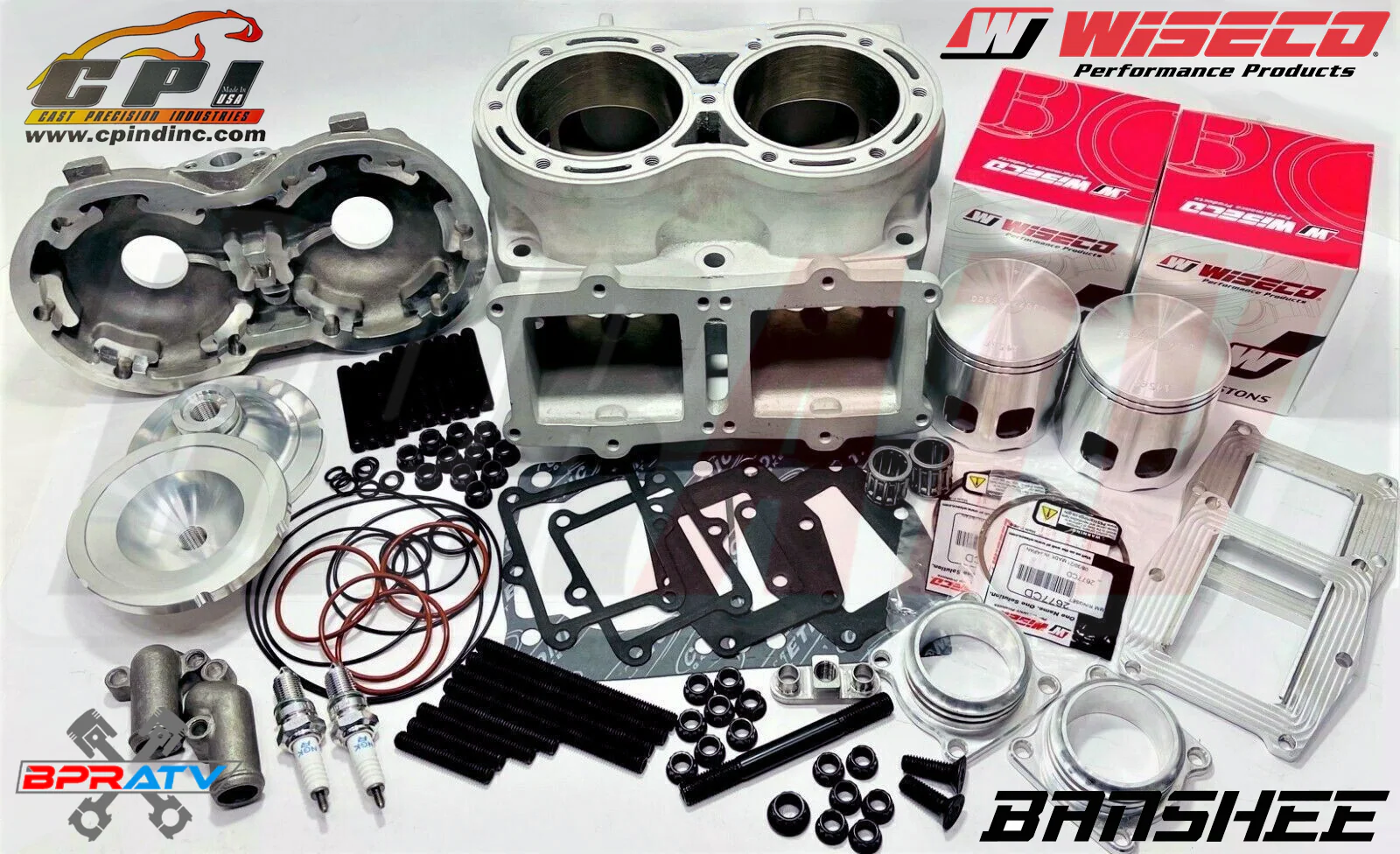 Banshee 4mm DM Cylinder +4 MIL DM CHEETAH Big Bore Complete Rebuild Assembly Kit