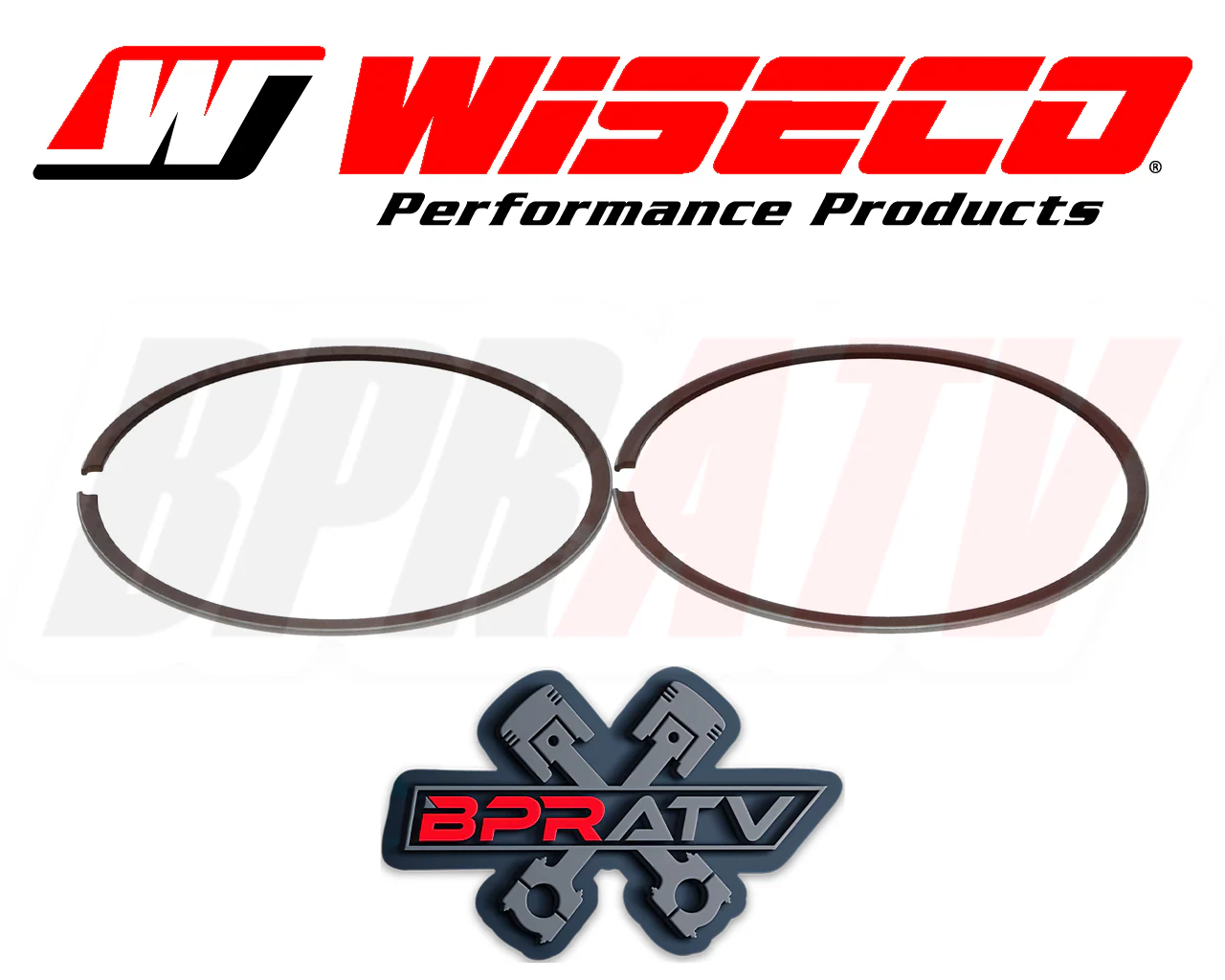 Banshee 521 Super Cub Pistons 72mm 10mm Cub Wiseco Racer Elite Coated Piston Set - Image 10