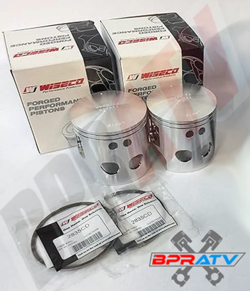 Banshee 521 Super Cub Pistons 72mm 10mm Cub Wiseco Racer Elite Coated Piston Set - Image 19