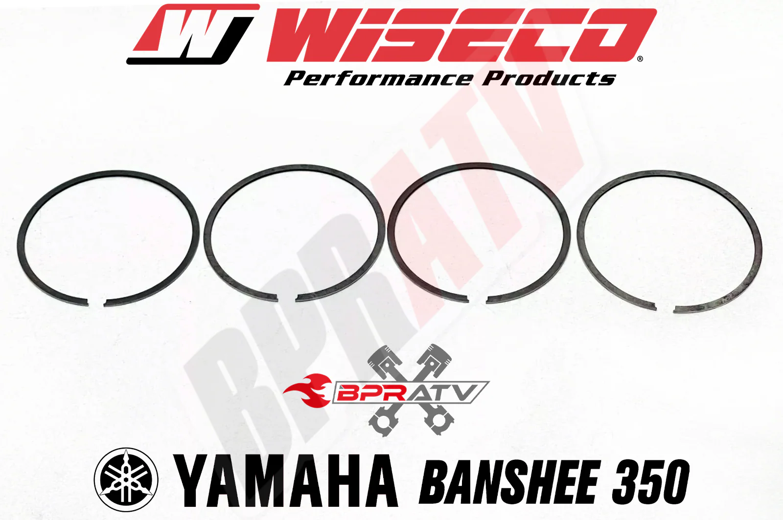 Banshee 521 Super Cub Pistons 72mm 10mm Cub Wiseco Racer Elite Coated Piston Set - Image 8