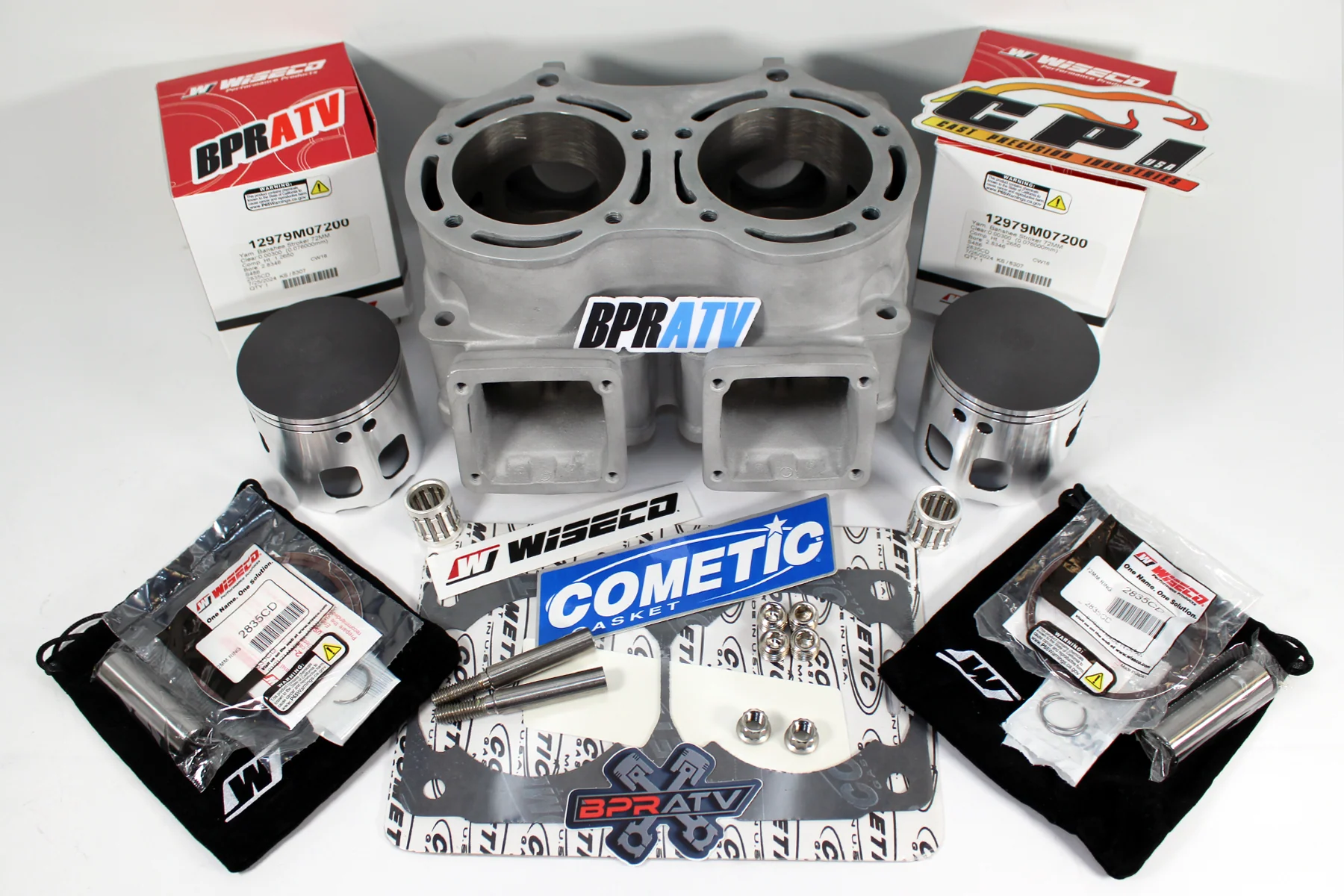 Banshee 521cc Super Cub Cylinder 10mil Stroker Top End Wiseco Racing Rebuild Kit - Image 2