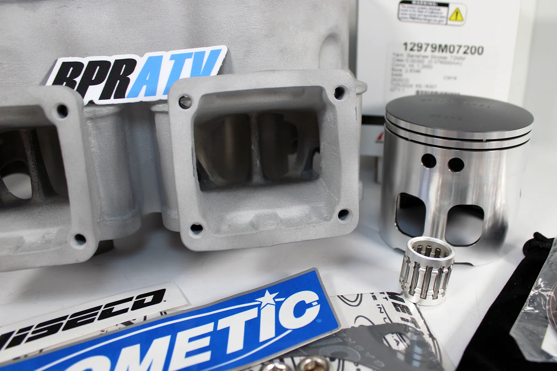 Banshee 521cc Super Cub Cylinder 10mil Stroker Top End Wiseco Racing Rebuild Kit - Image 5